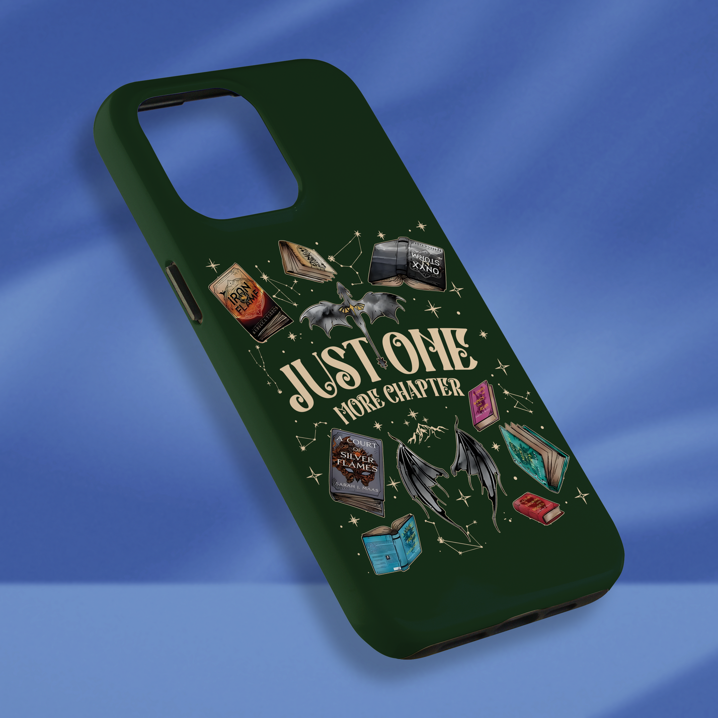 Just One More Chapter Phone Case Book Lover Phone Case Fantasy Merch Phone Case Romance Merch Phone Case