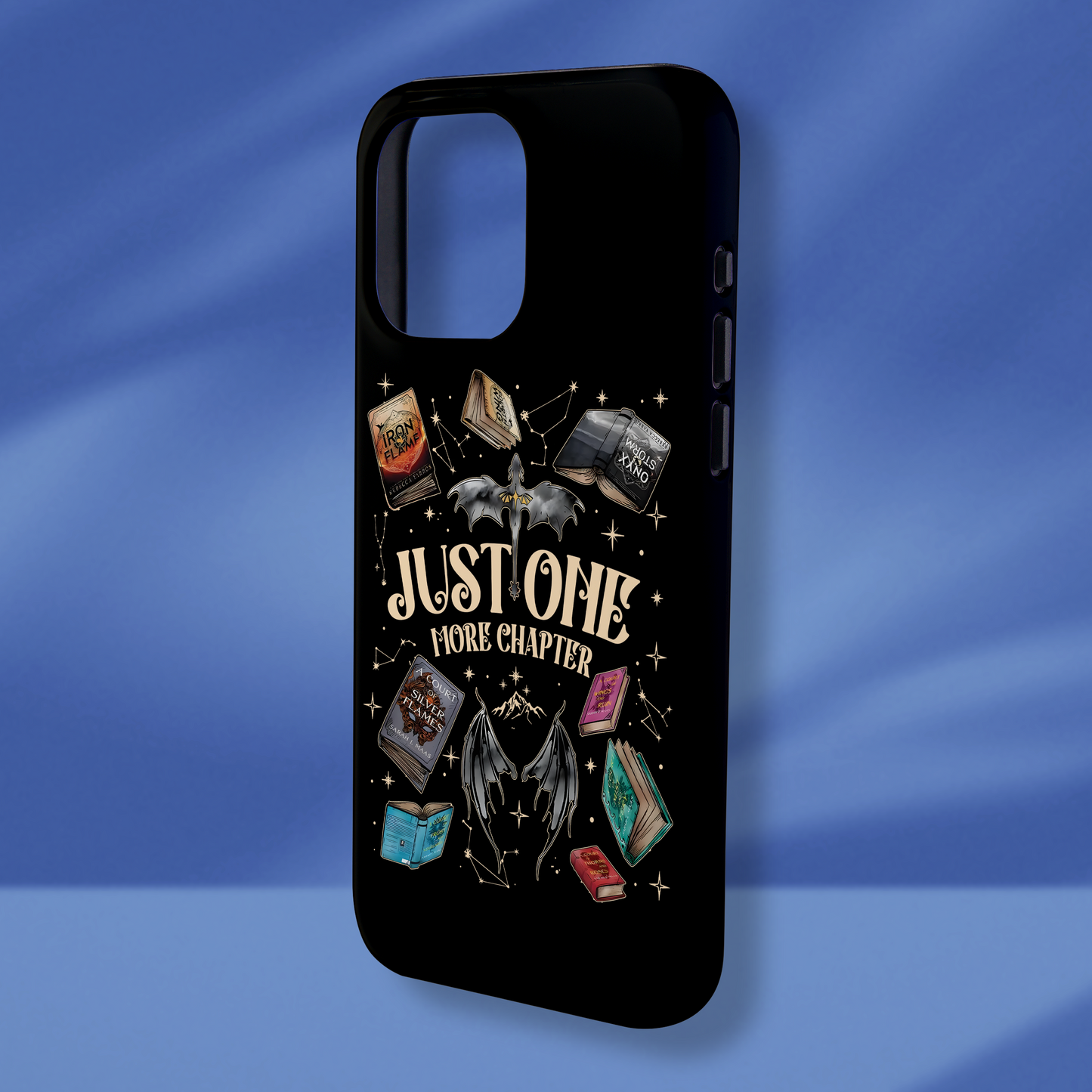 Just One More Chapter Phone Case Book Lover Phone Case Fantasy Merch Phone Case Romance Merch Phone Case