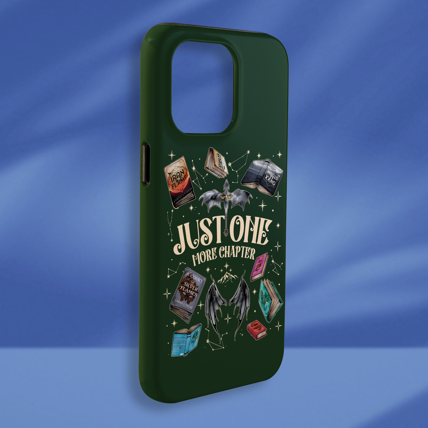 Just One More Chapter Phone Case Book Lover Phone Case Fantasy Merch Phone Case Romance Merch Phone Case