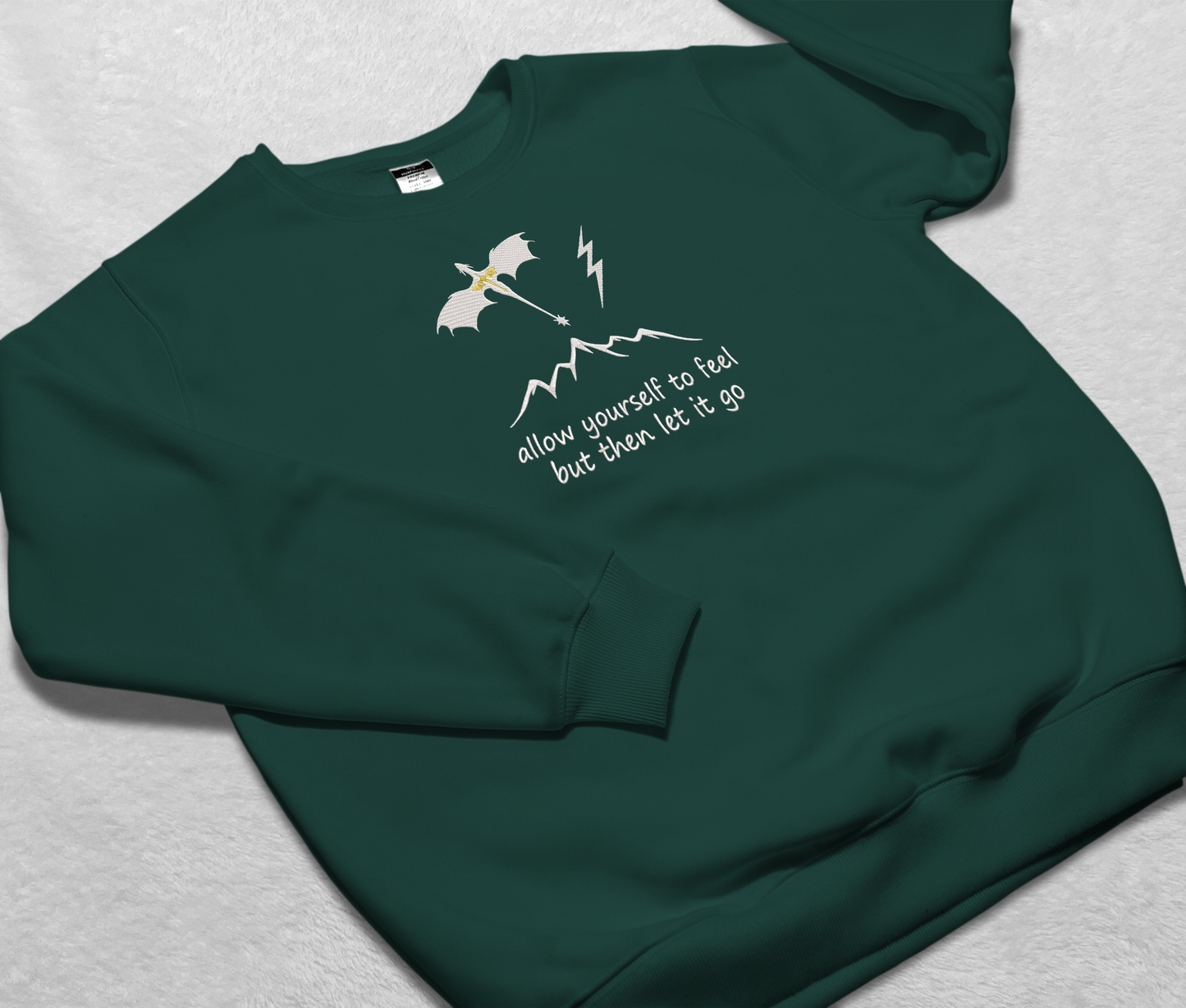 Dragons Fourth Wing Embroidered Sweatshirt, Fourth Wing Merch Crewneck, Gift For Empyrean Series Fan Club, Gift For Readers, For Book Lover