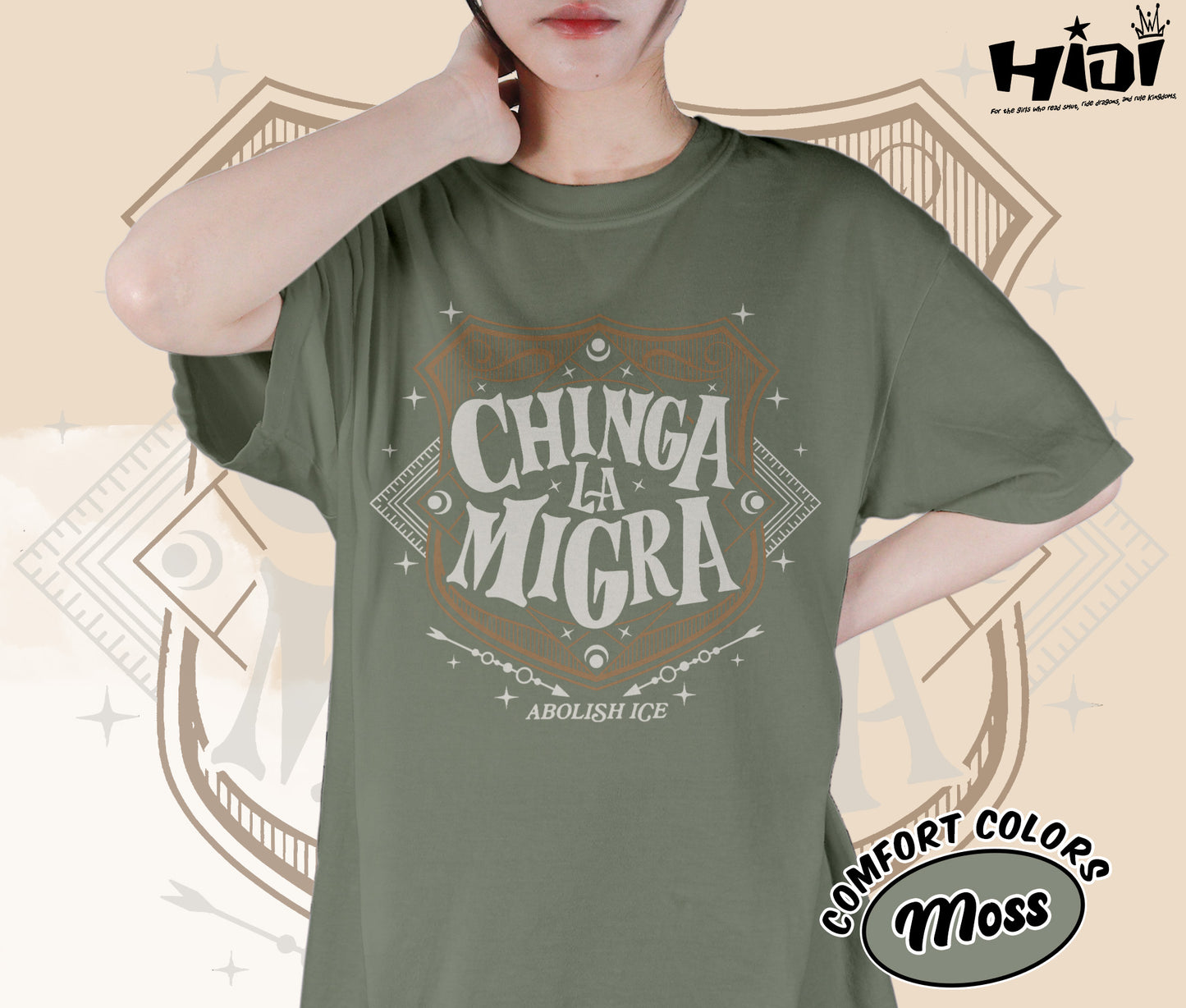Abolish Ice No Human Is Illegal Shirt, Chinga La Migra Immigrant Human Rights Shirt, DACA Liberal Shirt, Romantasy Readers Shirt, Bookish Bookworm Book Nerd Shirt, Gift for Her, Gift for Readers for Book Lovers