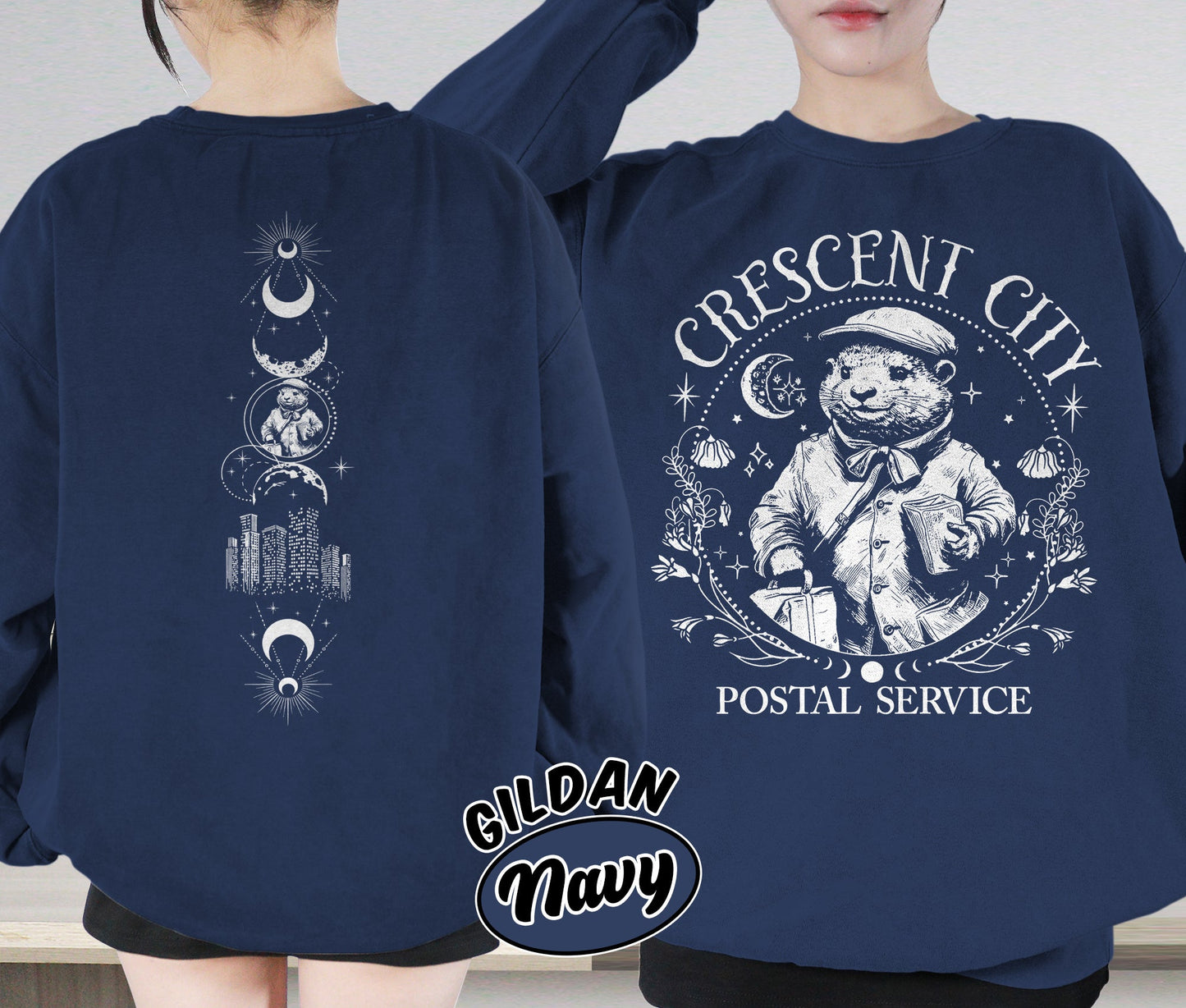 Crescent City Postal Service Shirt, Otter Service Shirt, Crescent City Shirt, Bryce Quinlan Shirt, Ruhn Danaan Shirt, Romantasy Readers Shirt, Bookish Bookworm Book Nerd Shirt, Gift for Her, Gift for Readers for Book Lovers