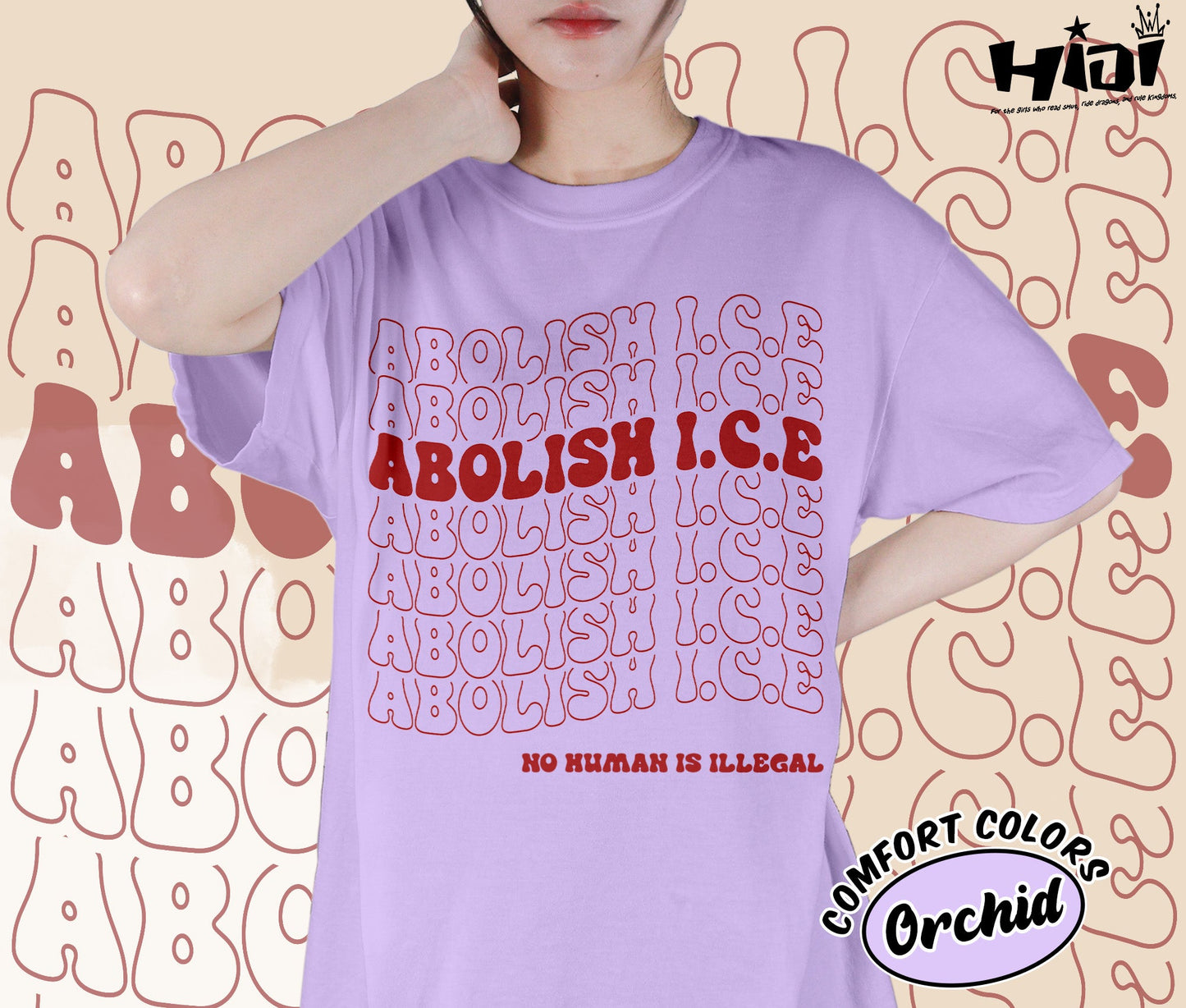 Abolish ICE Shirt, No Human Is Illegal Shirt, Pro Immigrant Rights Shirt, DACA Support Shirt, Social Justice Graphic Shirt, Bookish Bookworm Book Nerd Shirt, Gift for Her, Gift for Readers for Book Lovers
