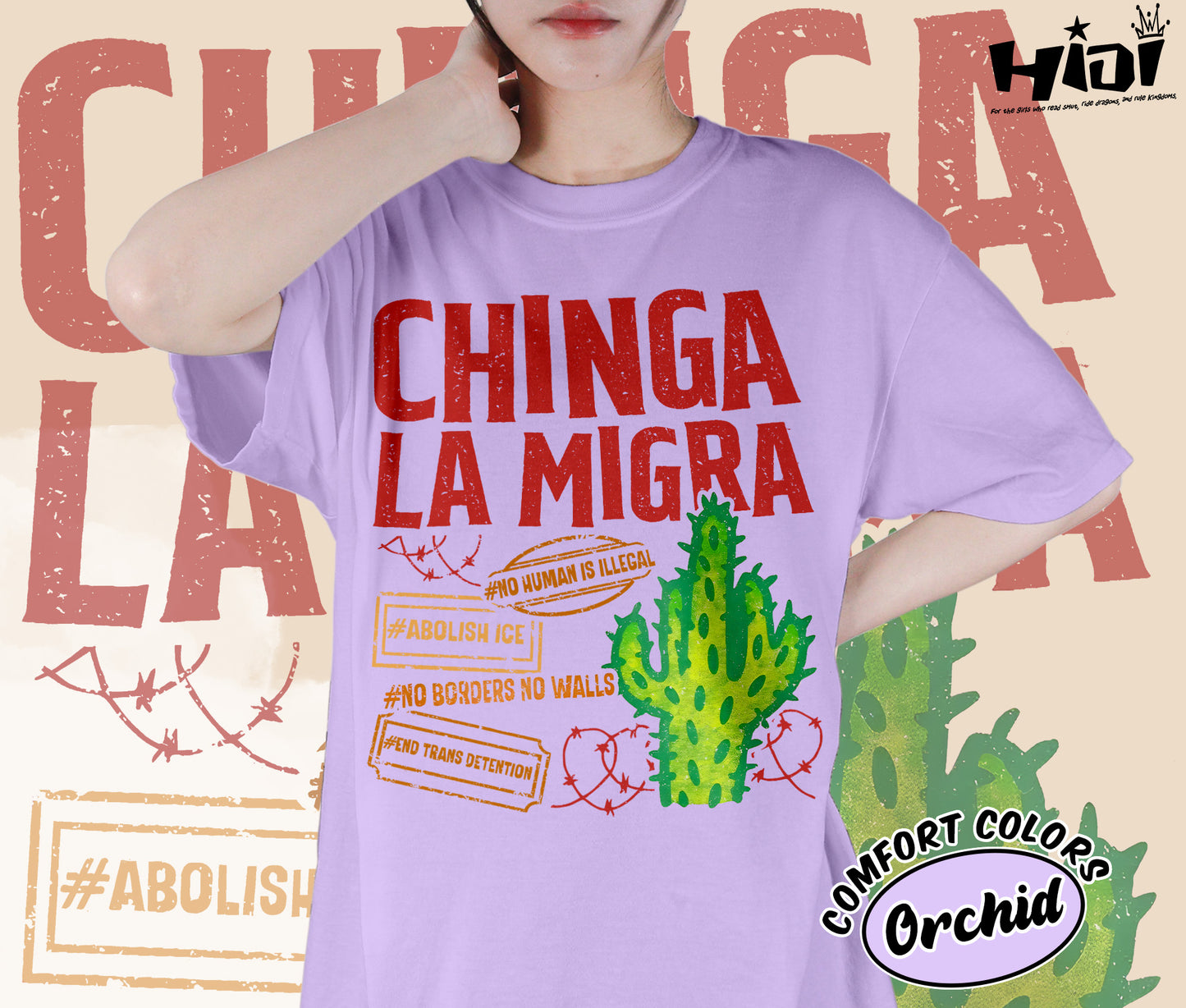 End Ice Political Shirt, Chinga La Migra Abolish Ice Shirt, No Human Is Illegal Shirt, Immigrant Human Rights, Social Justice, Romantasy Readers Shirt, Bookish Bookworm Book Nerd Shirt, Gift for Her, Gift for Readers for Book Lovers