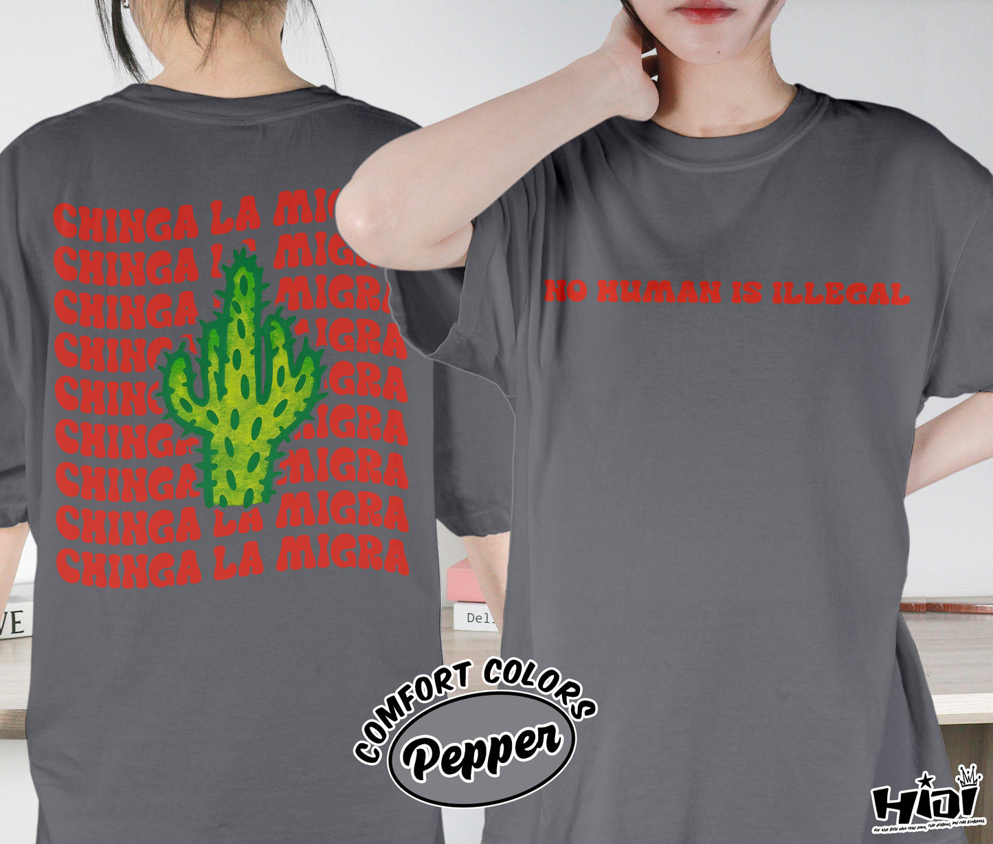Chinga La Migra Shirt, Fck Ice Shirt, Abolish Ice Shirt, Immigrant Human Rights Shirt, LA Ice Protest, Romantasy Readers Shirt, Bookish Bookworm Book Nerd Shirt, Gift for Her, Gift for Readers for Book Lovers
