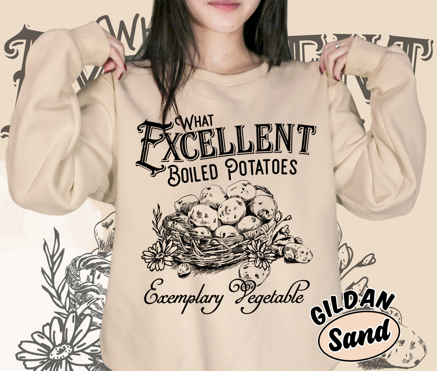 Excellent Boiled Potatoes Pride and Prejudice Shirt Jane Austen Shirt Pemberley Shirt Funny Mr Collins Mr Darcy Shirt, Romantasy Readers Shirt, Bookish Bookworm Book Nerd Shirt, Gift for Her, Gift for Readers for Book Lovers