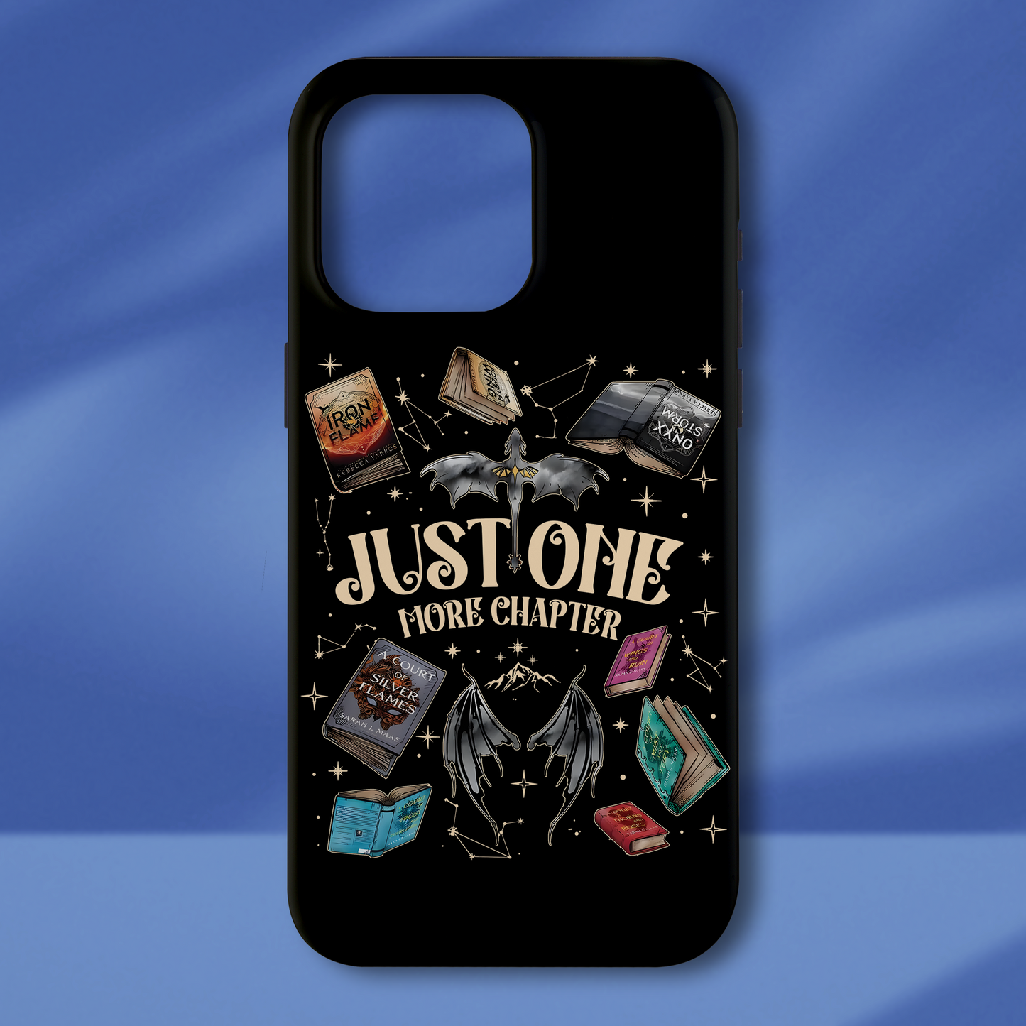 Just One More Chapter Phone Case Book Lover Phone Case Fantasy Merch Phone Case Romance Merch Phone Case