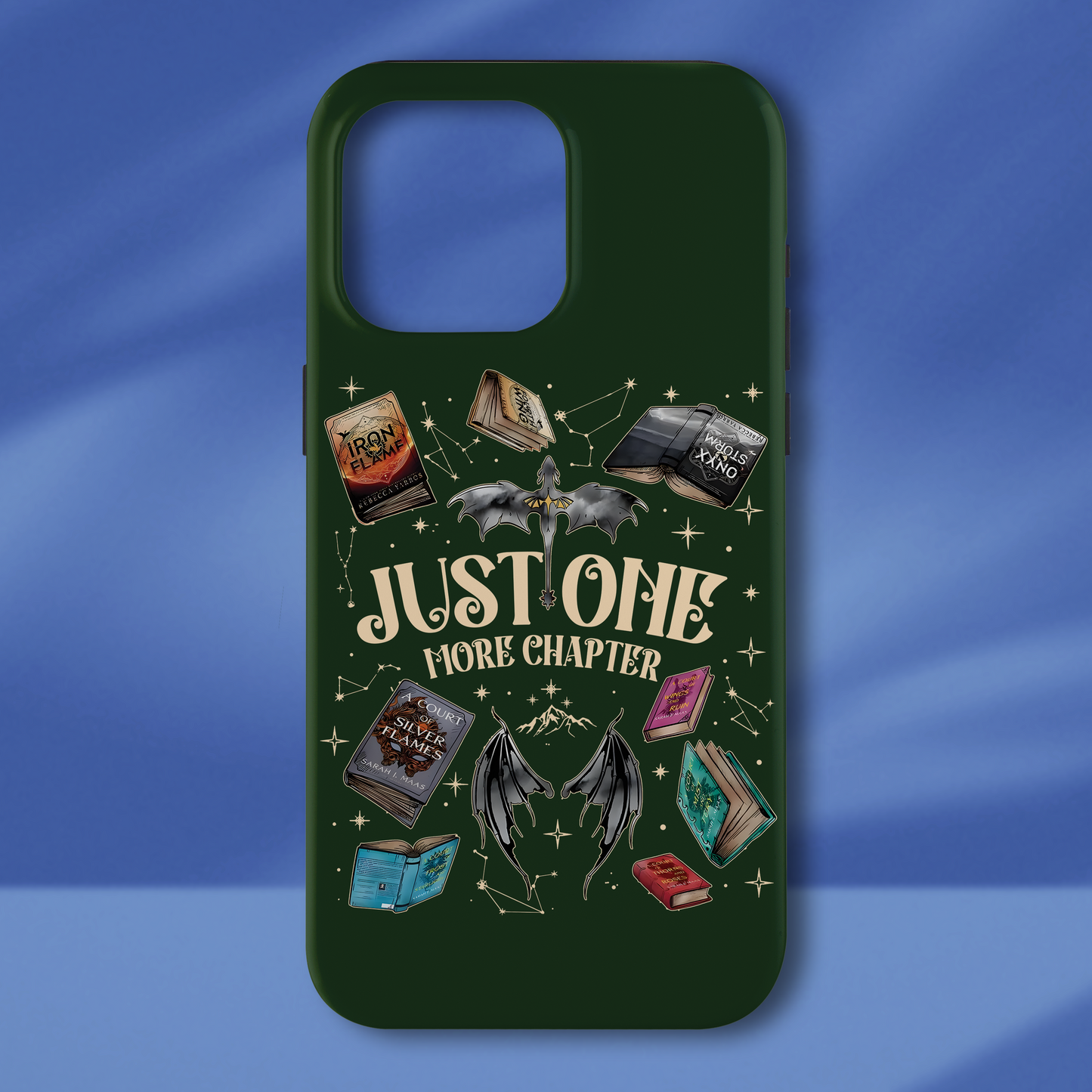 Just One More Chapter Phone Case Book Lover Phone Case Fantasy Merch Phone Case Romance Merch Phone Case