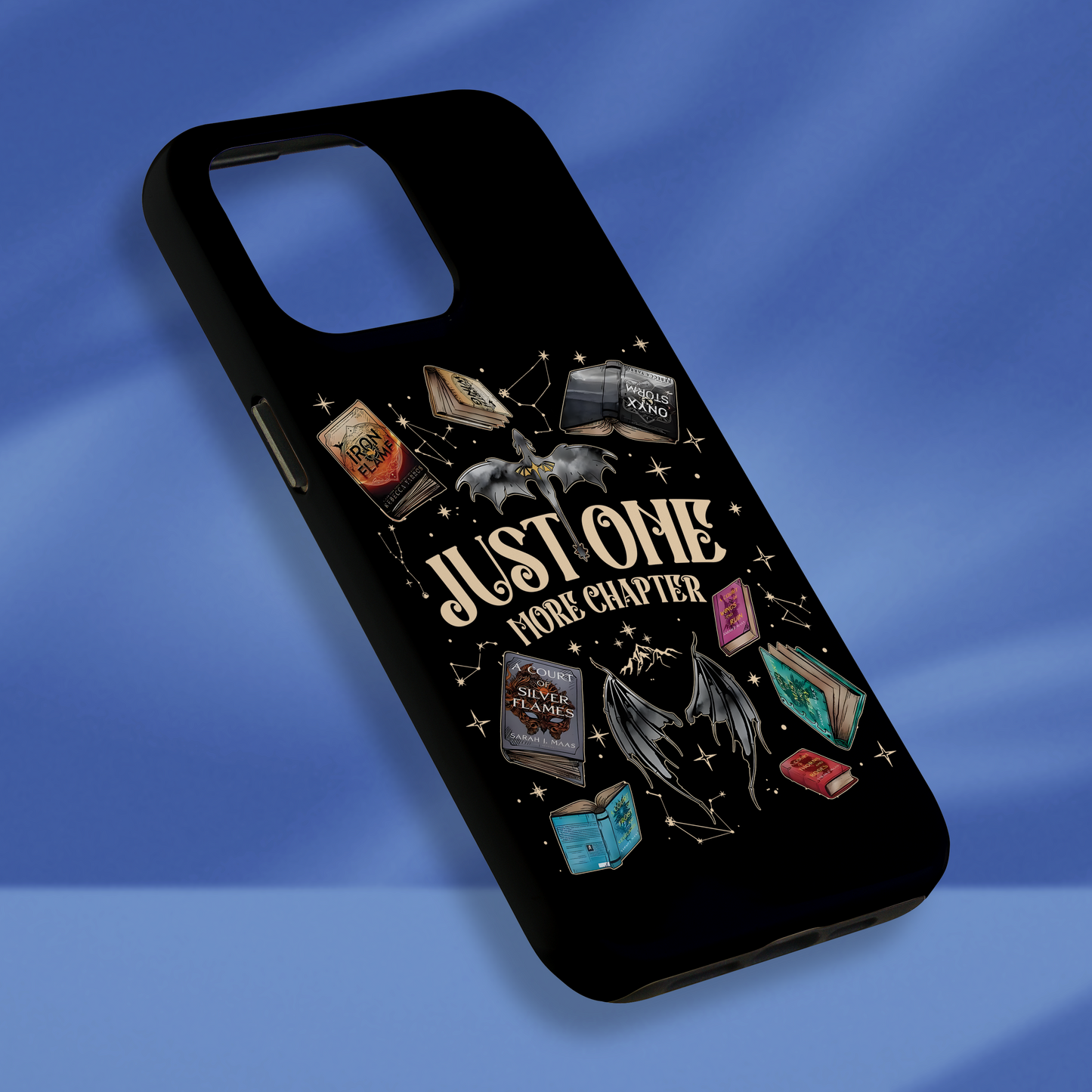 Just One More Chapter Phone Case Book Lover Phone Case Fantasy Merch Phone Case Romance Merch Phone Case