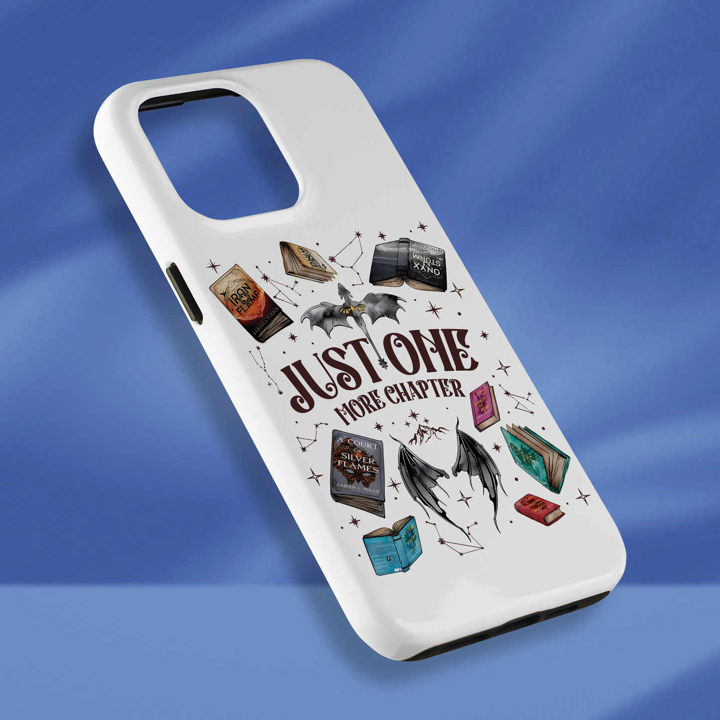 Just One More Chapter Phone Case Book Lover Phone Case Fantasy Merch Phone Case Romance Merch Phone Case