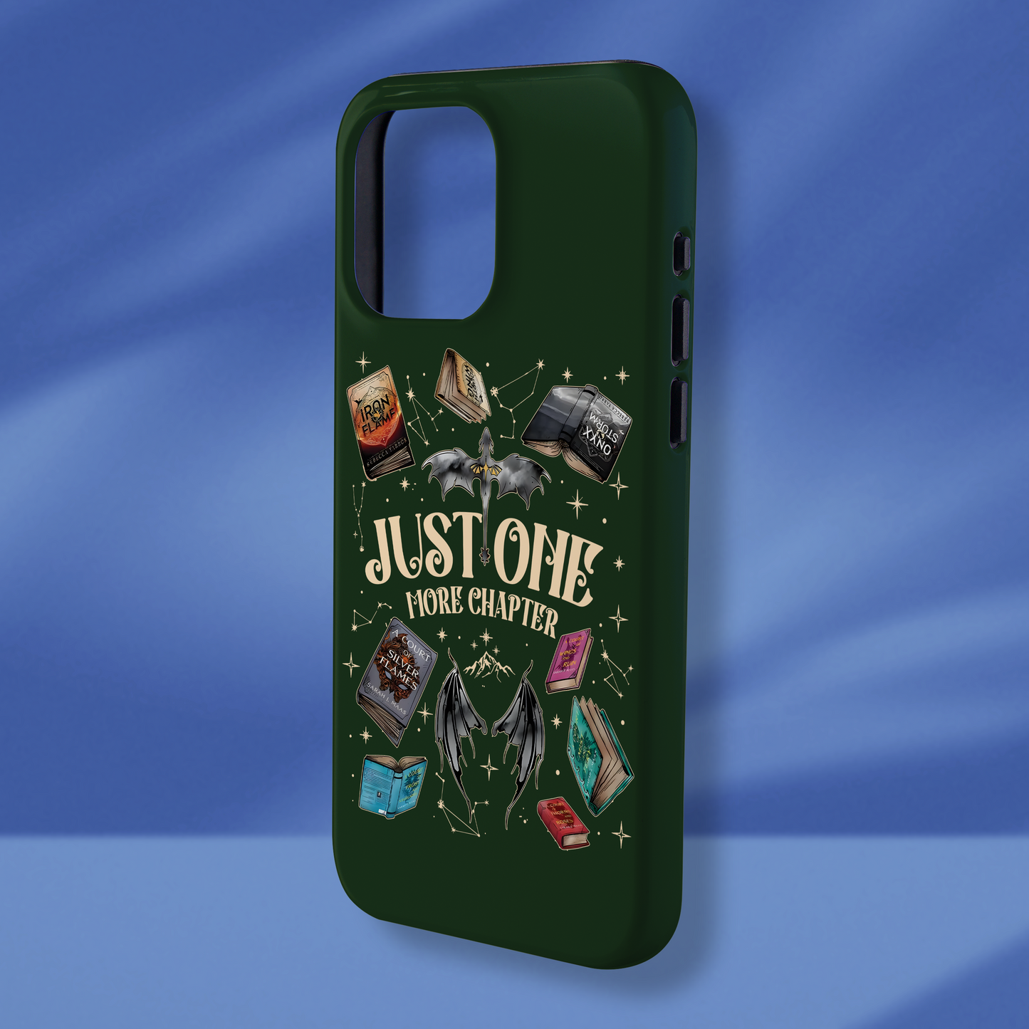 Just One More Chapter Phone Case Book Lover Phone Case Fantasy Merch Phone Case Romance Merch Phone Case