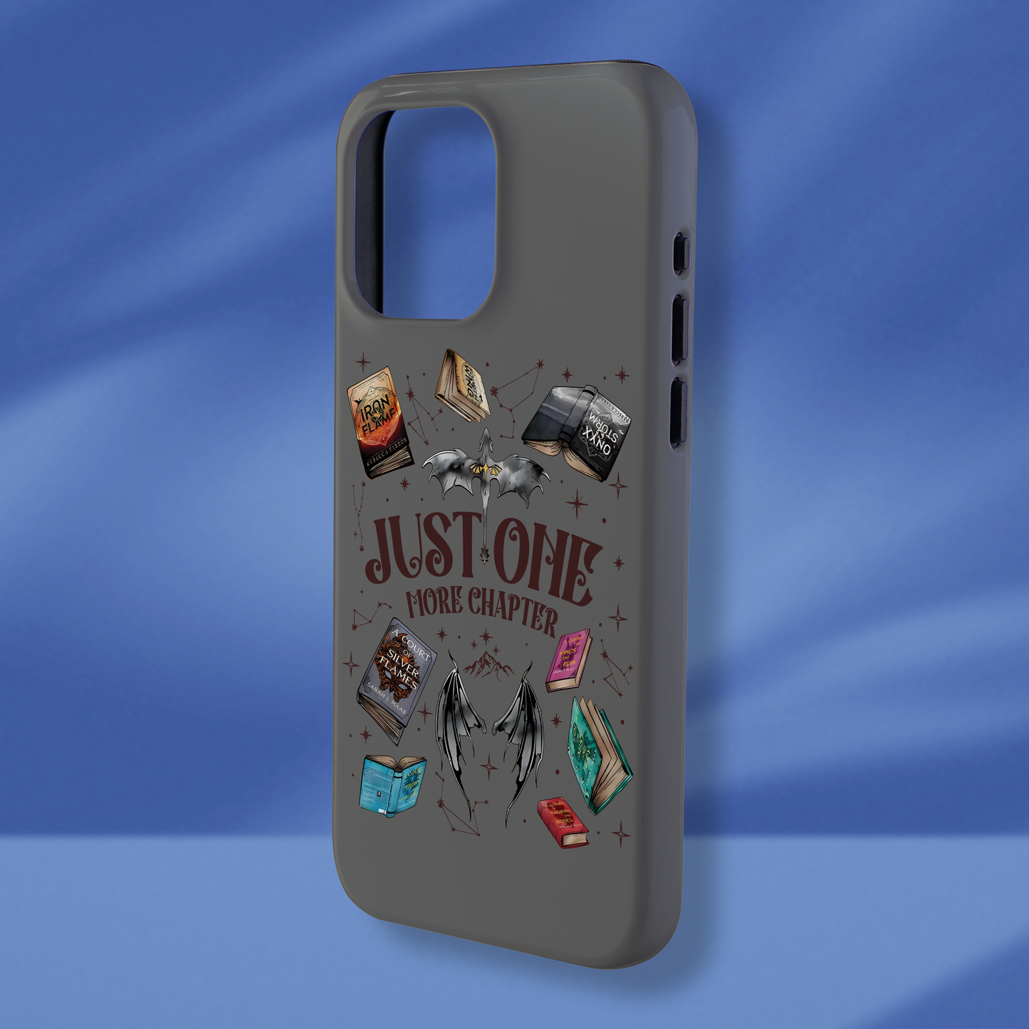 Just One More Chapter Phone Case Book Lover Phone Case Fantasy Merch Phone Case Romance Merch Phone Case