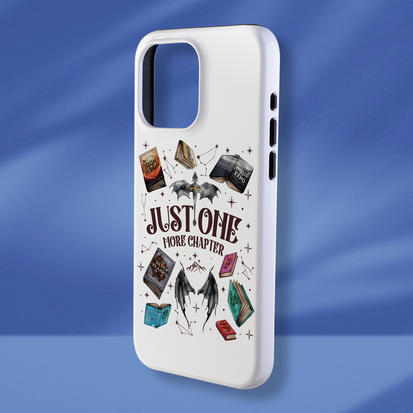 Just One More Chapter Phone Case Book Lover Phone Case Fantasy Merch Phone Case Romance Merch Phone Case