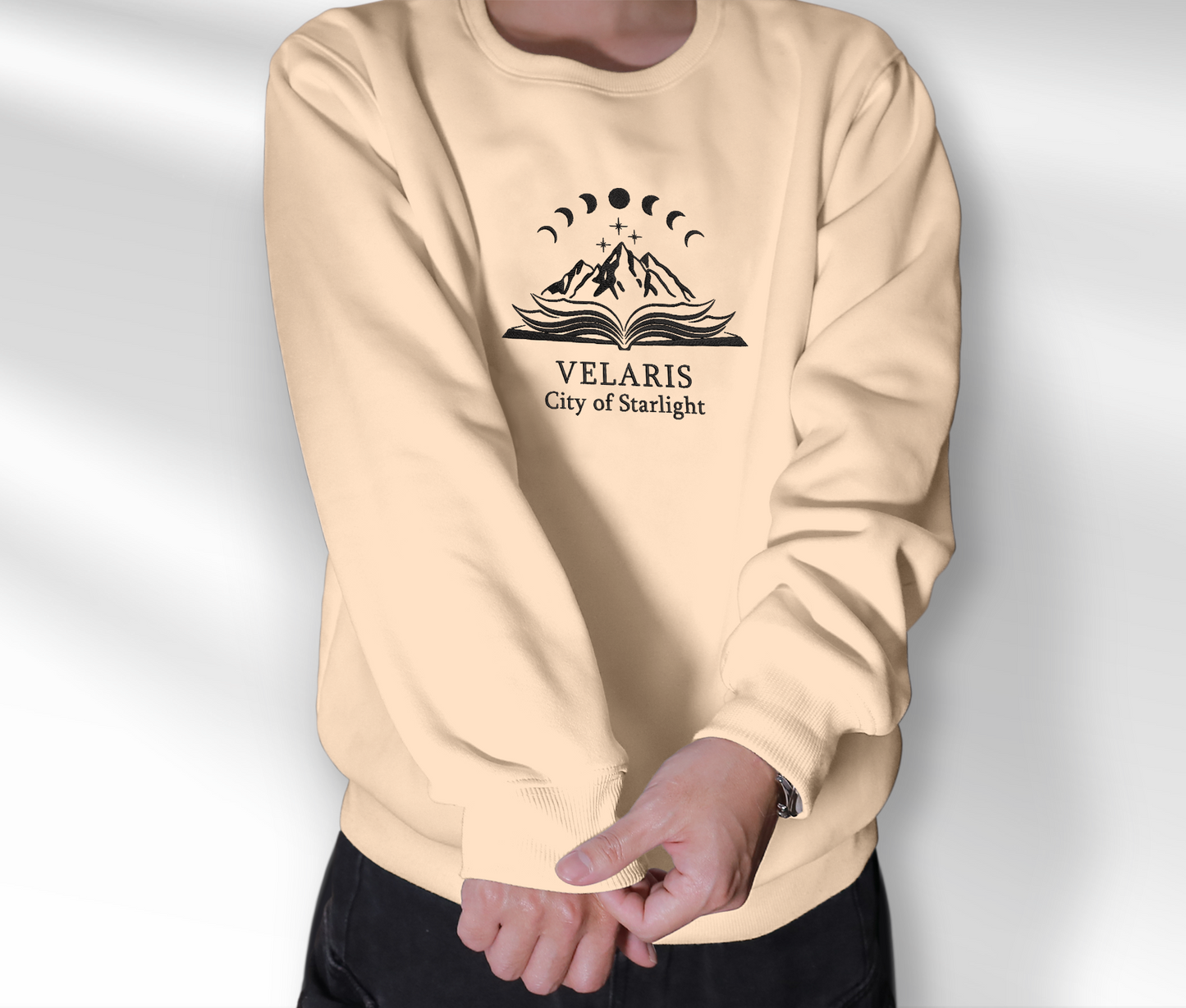 Velaris Embroidered Sweatshirt, City of Starlight Embroidered Shirt, Fourth Wing Shirt, Basgiath War College, Acotar Shirt, Sarah J Maas, Gift For Book Lover