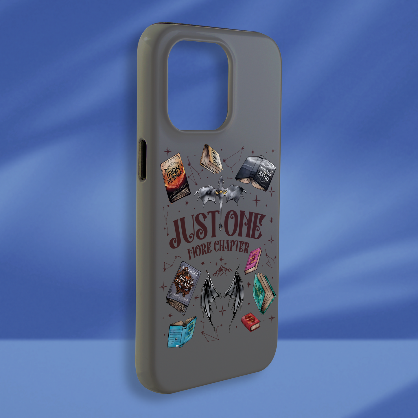 Just One More Chapter Phone Case Book Lover Phone Case Fantasy Merch Phone Case Romance Merch Phone Case