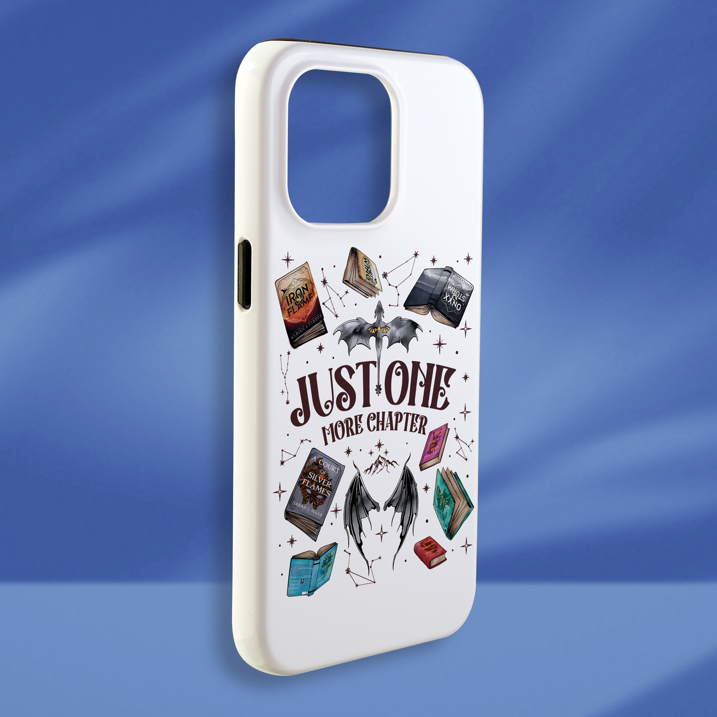 Just One More Chapter Phone Case Book Lover Phone Case Fantasy Merch Phone Case Romance Merch Phone Case