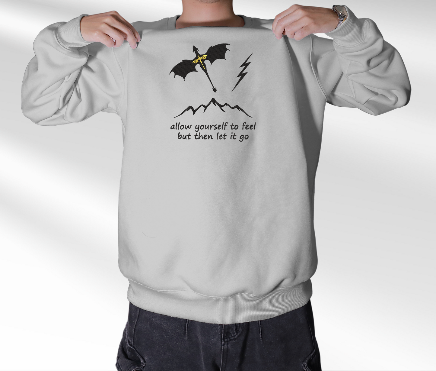 Dragons Fourth Wing Embroidered Sweatshirt, Fourth Wing Merch Crewneck, Gift For Empyrean Series Fan Club, Gift For Readers, For Book Lover