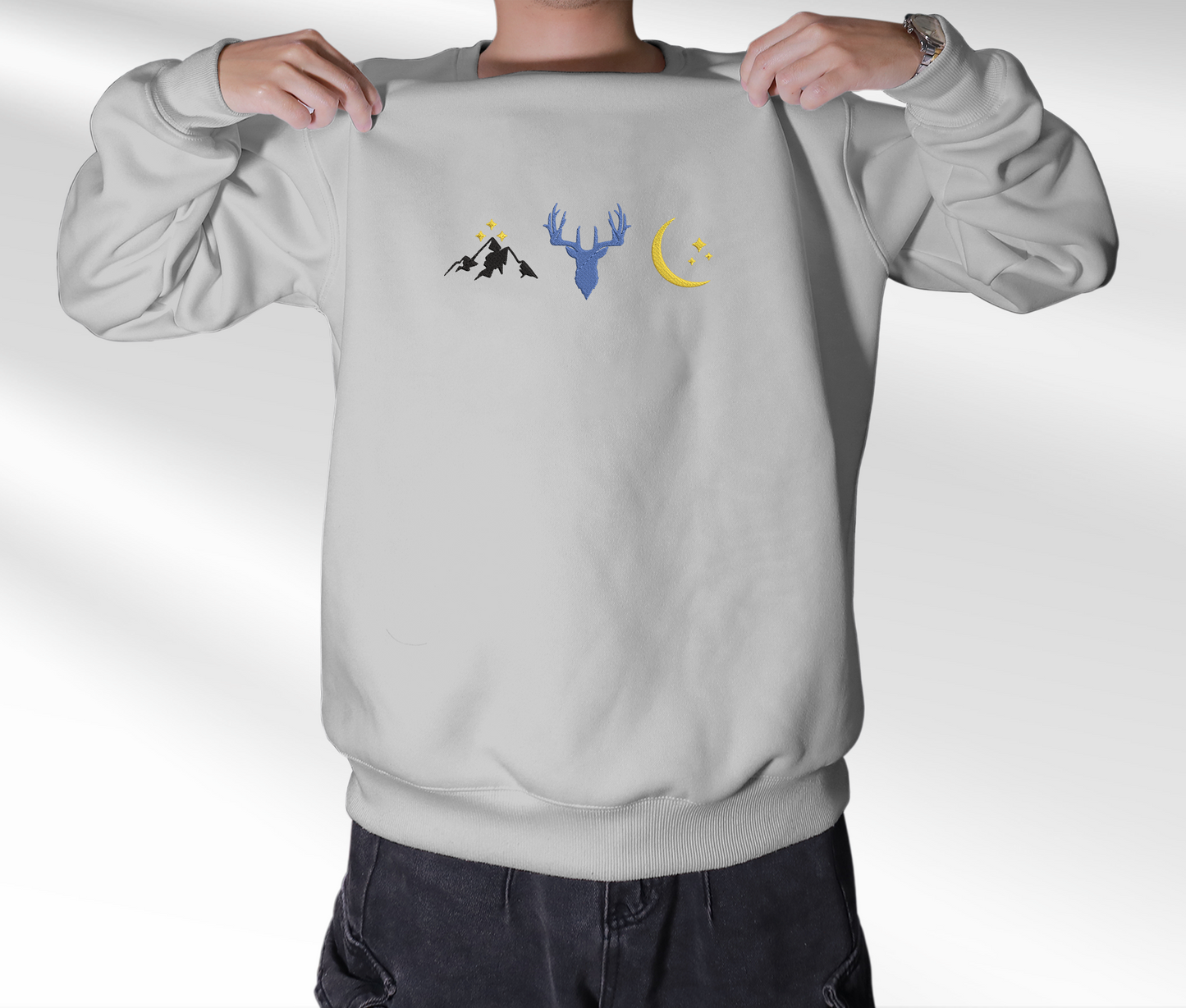 Embroidered Sjm Acotar Sweatshirt, Embroidered To Whatever End Sleeve Crewneck, For Rhysand & Feyre Fan Club, Gift For Readers, For Book Lover