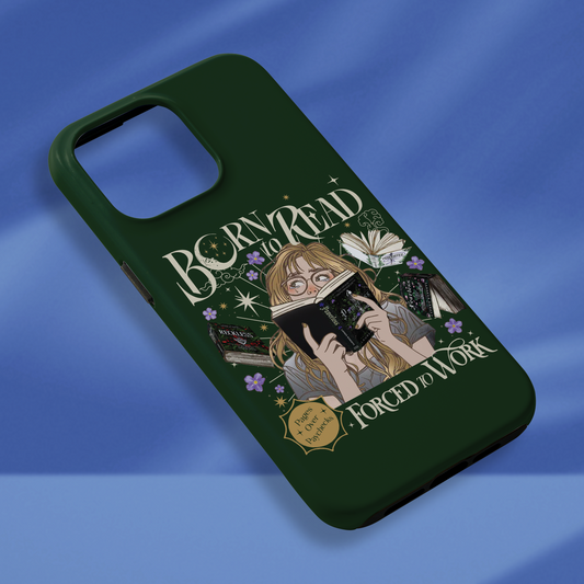 Born To Read For To Work Phone Case Reckless Phone Case Powerless Phone Case Fantasy Merch Phone Case