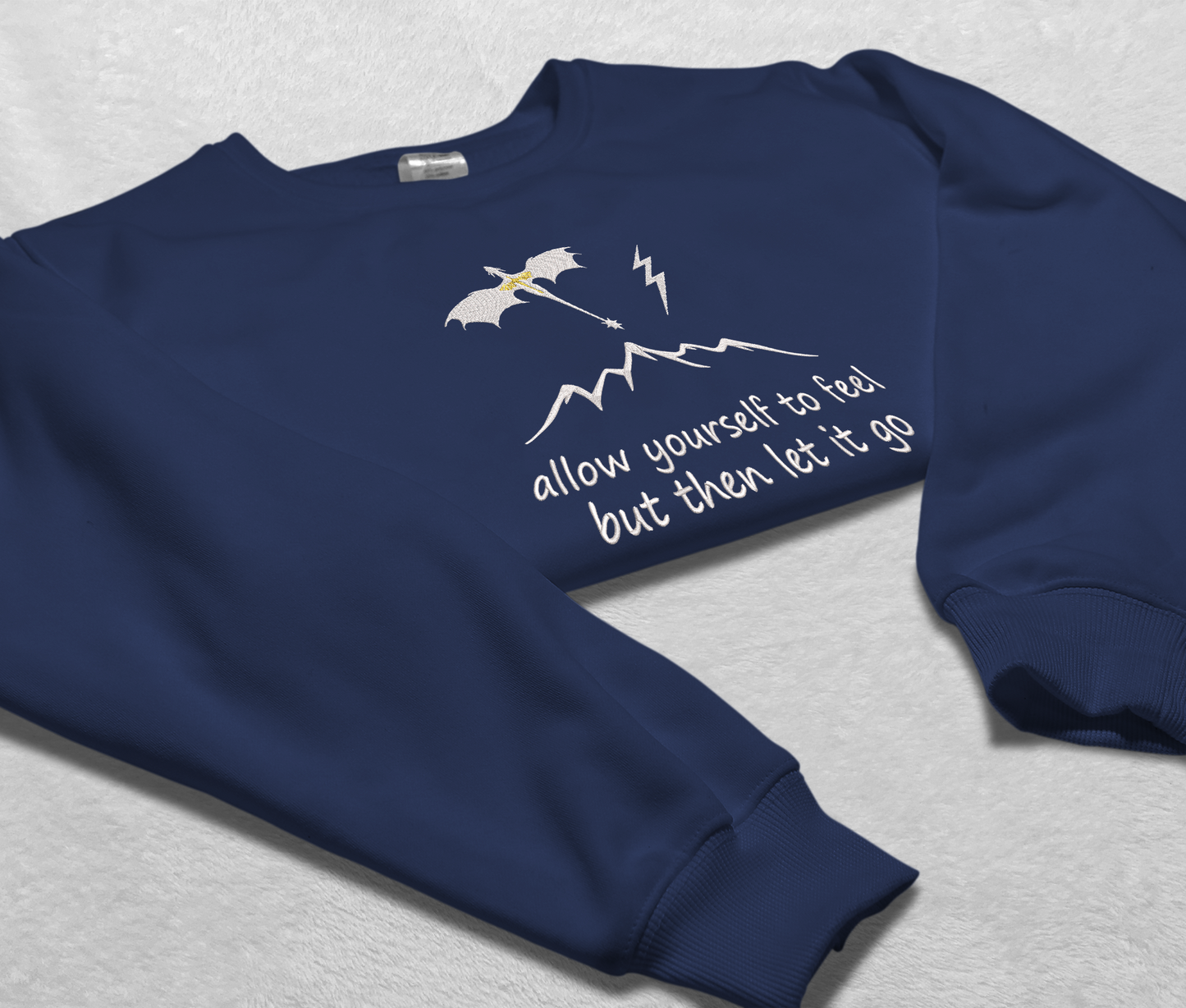 Dragons Fourth Wing Embroidered Sweatshirt, Fourth Wing Merch Crewneck, Gift For Empyrean Series Fan Club, Gift For Readers, For Book Lover