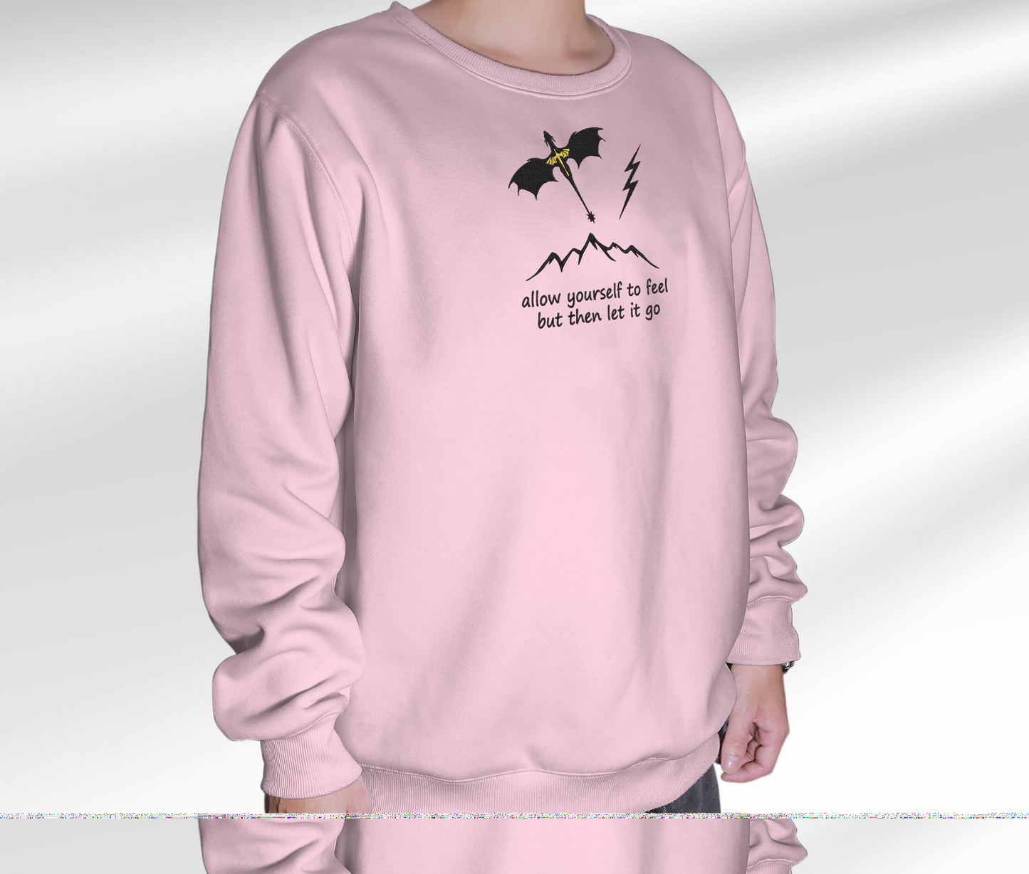 Dragons Fourth Wing Embroidered Sweatshirt, Fourth Wing Merch Crewneck, Gift For Empyrean Series Fan Club, Gift For Readers, For Book Lover