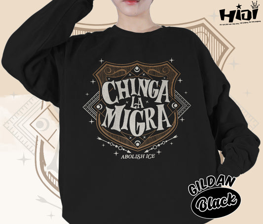 Abolish Ice No Human Is Illegal Shirt, Chinga La Migra Immigrant Human Rights Shirt, DACA Liberal Shirt, Romantasy Readers Shirt, Bookish Bookworm Book Nerd Shirt, Gift for Her, Gift for Readers for Book Lovers