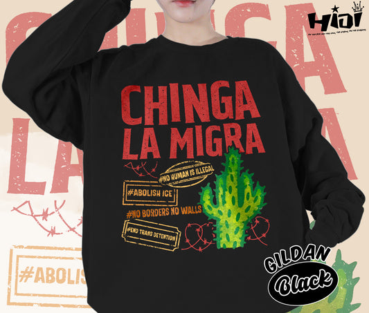 End Ice Political Shirt, Chinga La Migra Abolish Ice Shirt, No Human Is Illegal Shirt, Immigrant Human Rights, Social Justice, Romantasy Readers Shirt, Bookish Bookworm Book Nerd Shirt, Gift for Her, Gift for Readers for Book Lovers
