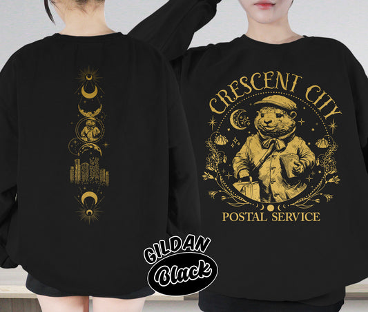Crescent City Postal Service Shirt, Otter Service Shirt, Crescent City Shirt, Bryce Quinlan Shirt, Ruhn Danaan Shirt, Romantasy Readers Shirt, Bookish Bookworm Book Nerd Shirt, Gift for Her, Gift for Readers for Book Lovers