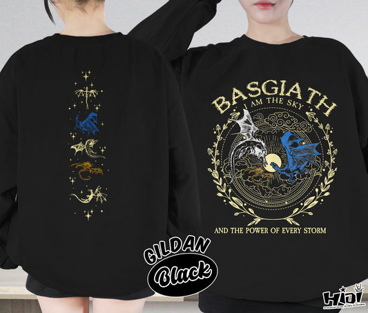 Basgiath War College Shirt, Dragon Fourth Wing Shirt, Iron Flame Shirt, I Am The Sky Shirt, Romantasy Readers Shirt, Bookish Bookworm Book Nerd Shirt, Gift for Her, Gift for Readers for Book Lovers
