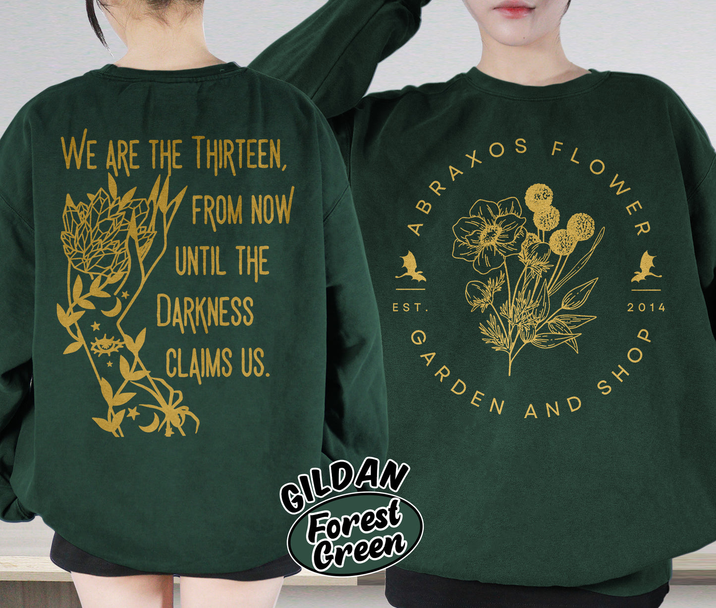 Abraxos Flower Garden Club Shirt, Throne Of Glass Flower Shirt, Throne Of Glass Shirt, Romantasy Readers Shirt, Bookish Bookworm Book Nerd Shirt, Gift for Her, Gift for Readers for Book Lovers