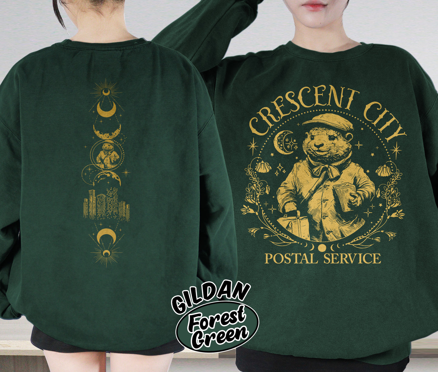 Crescent City Postal Service Shirt, Otter Service Shirt, Crescent City Shirt, Bryce Quinlan Shirt, Ruhn Danaan Shirt, Romantasy Readers Shirt, Bookish Bookworm Book Nerd Shirt, Gift for Her, Gift for Readers for Book Lovers