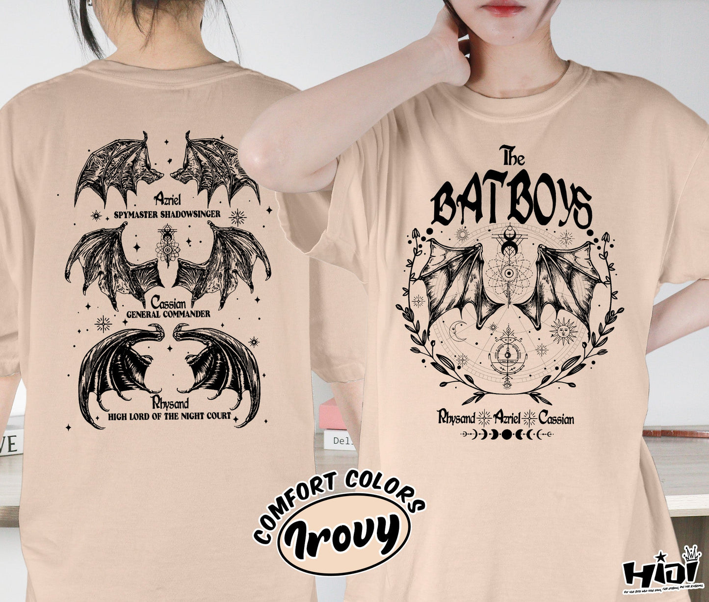 Acotar The Bat Boys Shirt, Bat Boys Shirt, Cassian General Shirt, Azriel Shirt, Rhysand Shirt, Romantasy Readers Shirt, Bookish Bookworm Book Nerd Shirt, Gift for Her, Gift for Readers for Book Lovers