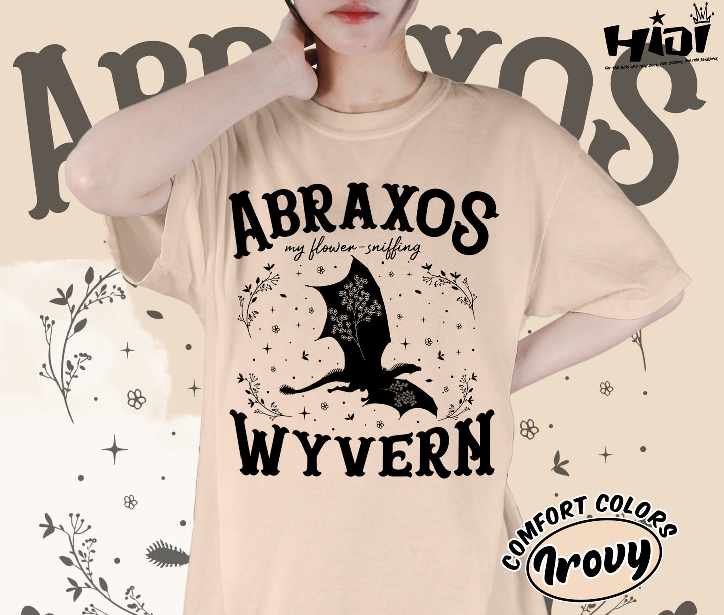 Abraxos Flower Garden Club Shirt, Throne Of Glass Flower Shirt, Throne Of Glass Shirt, Romantasy Readers Shirt, Bookish Bookworm Book Nerd Shirt, Gift for Her, Gift for Readers for Book Lovers