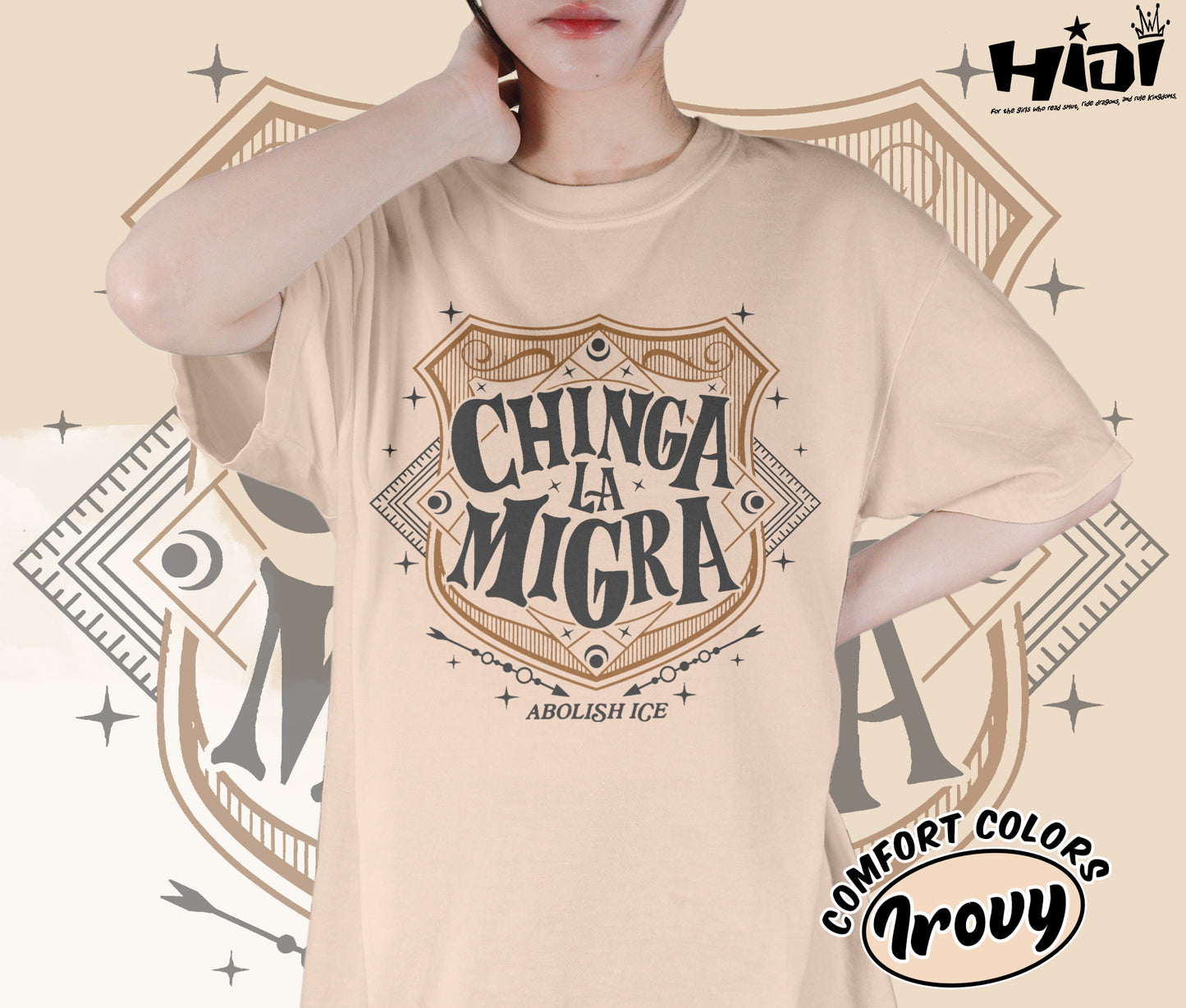 Abolish Ice No Human Is Illegal Shirt, Chinga La Migra Immigrant Human Rights Shirt, DACA Liberal Shirt, Romantasy Readers Shirt, Bookish Bookworm Book Nerd Shirt, Gift for Her, Gift for Readers for Book Lovers