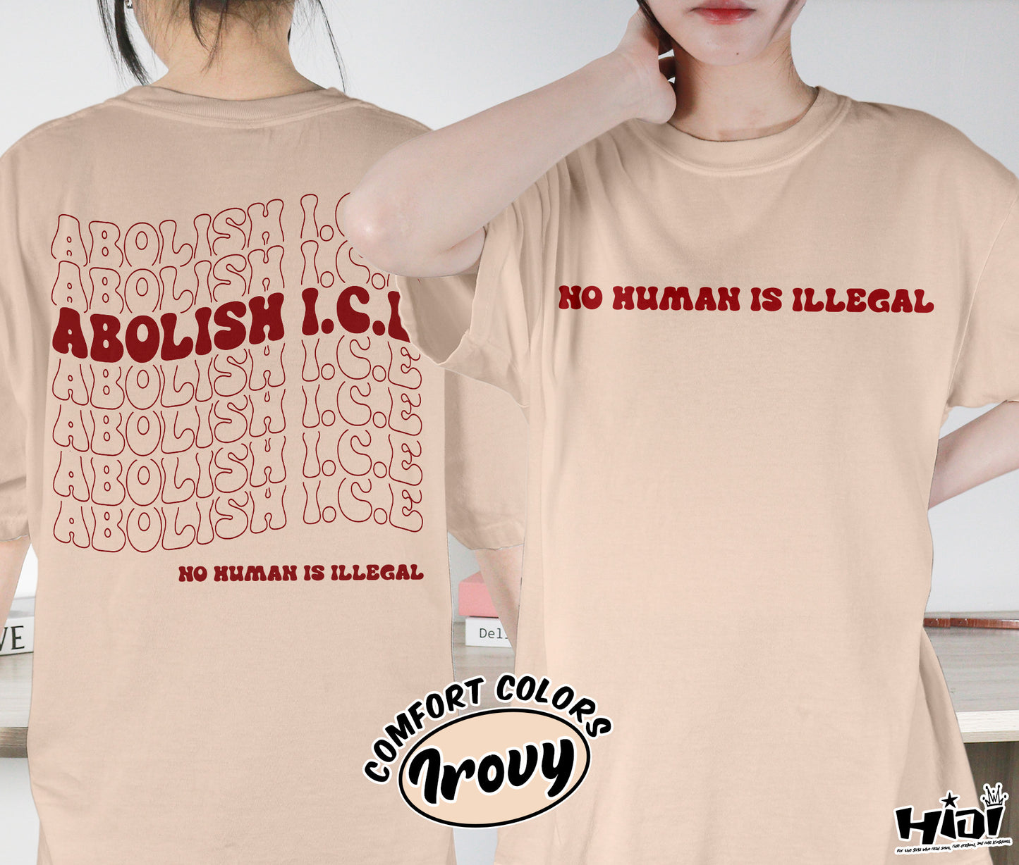 Abolish Ice No Human Is Illegal Shirt, End Ice Political Shirt, Pro Immigrant Shirt, DACA Shirt, Social Justice Shirt, Bookish Bookworm Book Nerd Shirt, Gift for Her, Gift for Readers for Book Lovers