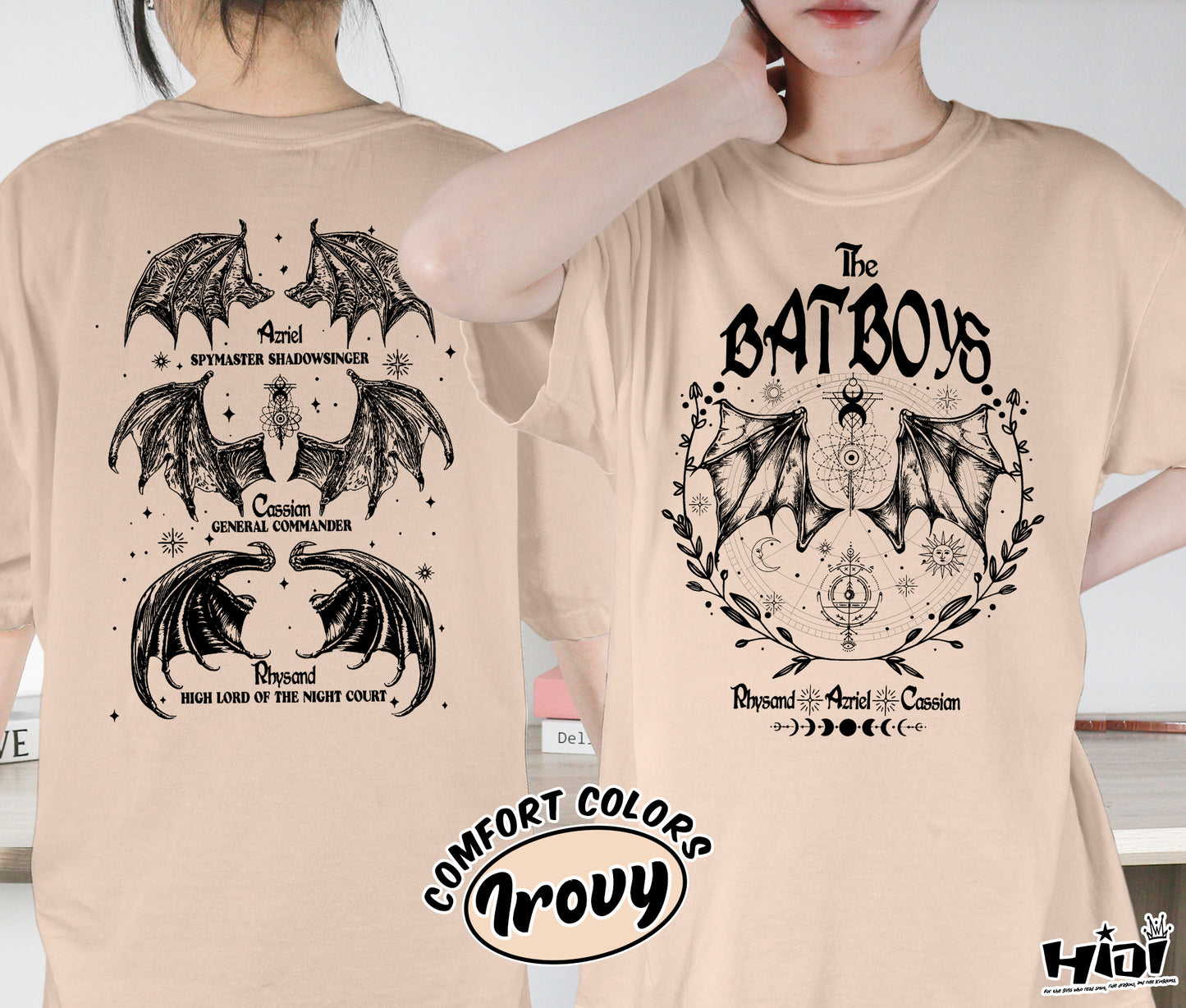 Acotar The Bat Boys Shirt, Bat Boys Shirt, Cassian General Shirt, Azriel Shirt, Rhysand Shirt, Romantasy Readers Shirt, Bookish Bookworm Book Nerd Shirt, Gift for Her, Gift for Readers for Book Lovers