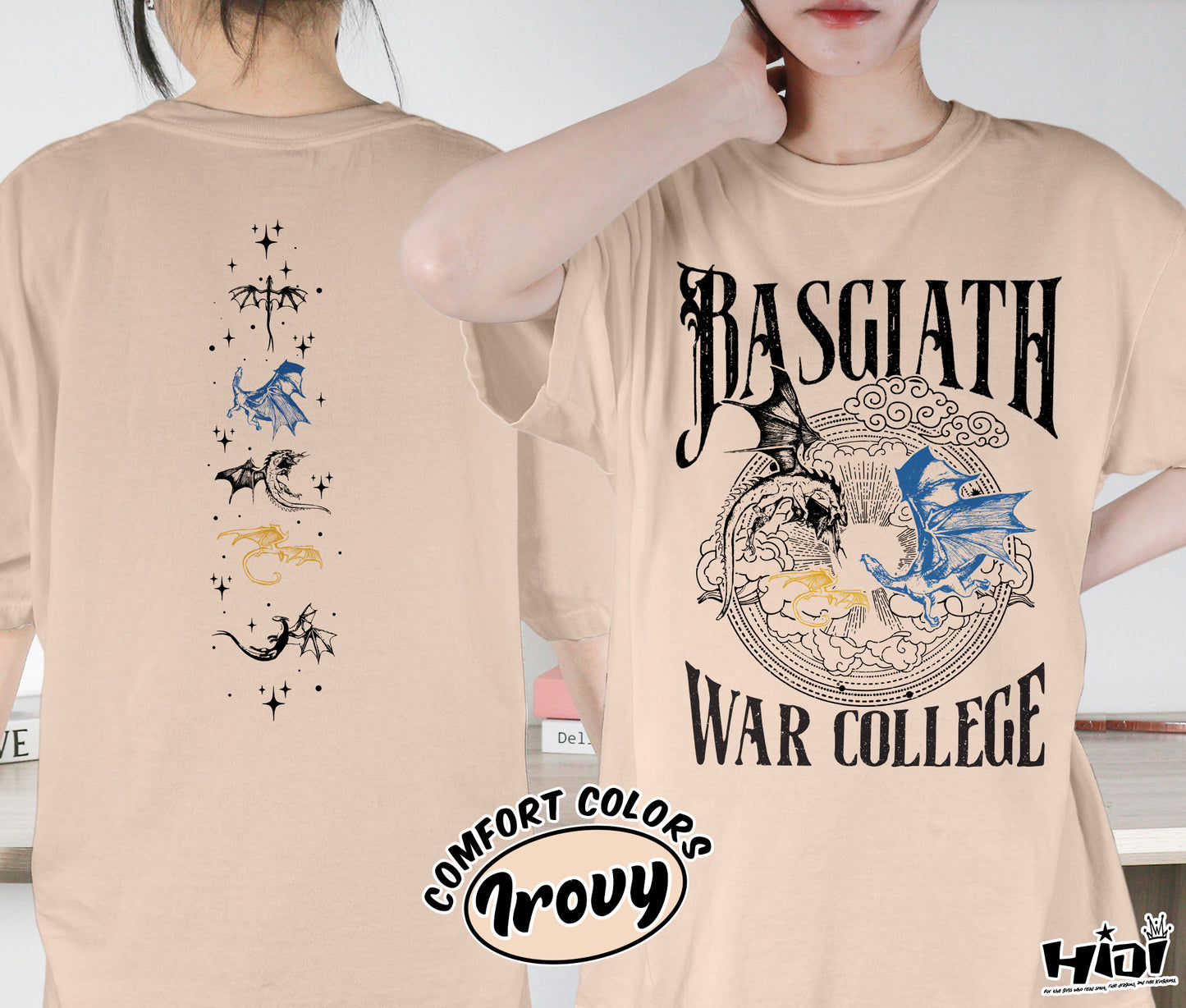 Basgiath War College Shirt, Dragon Fourth Wing Shirt, Iron Flame Shirt, Tairn and Violet Sorrengail Shirt, Romantasy Readers Shirt, Bookish Bookworm Book Nerd Shirt, Gift for Her, Gift for Readers for Book Lovers