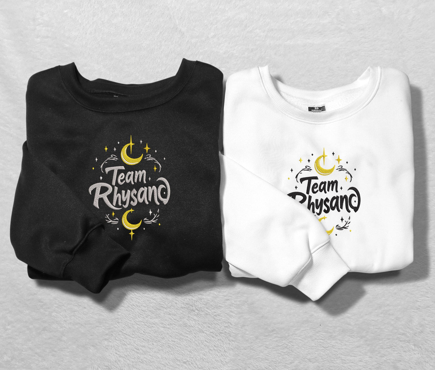 Acotar Team Rhysand Embroidered Sweatshirt, Acotar Merch Crewneck, Gift For Acotar Fan Club, Rhysand Fan Club, Gift For Readers, For Book Lover