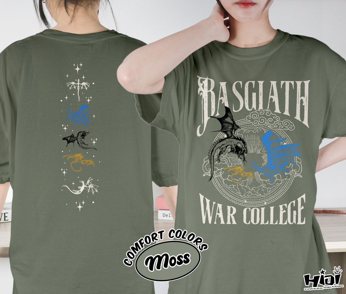 Basgiath War College Shirt, Dragon Fourth Wing Shirt, Iron Flame Shirt, Tairn and Violet Sorrengail Shirt, Romantasy Readers Shirt, Bookish Bookworm Book Nerd Shirt, Gift for Her, Gift for Readers for Book Lovers