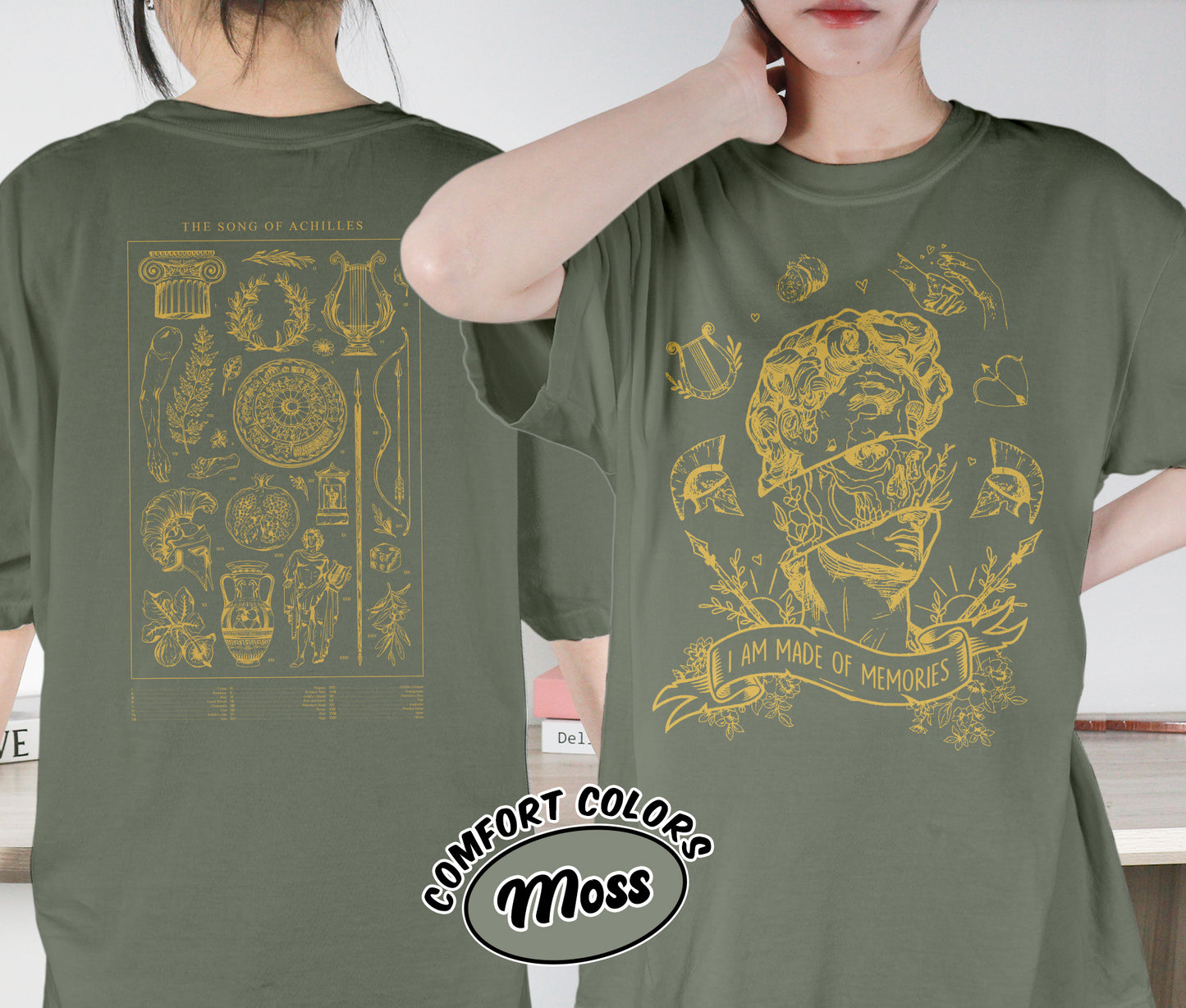 Song of Achilles Shirt, Achilles and Patroclus Shirt, Name One Hero Shirt, Romantasy Readers Shirt, Bookish Bookworm Book Nerd Shirt, Gift for Her, Gift for Readers for Book Lovers