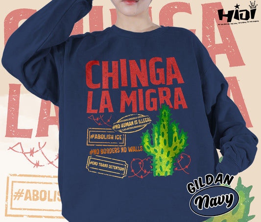 End Ice Political Shirt, Chinga La Migra Abolish Ice Shirt, No Human Is Illegal Shirt, Immigrant Human Rights, Social Justice, Romantasy Readers Shirt, Bookish Bookworm Book Nerd Shirt, Gift for Her, Gift for Readers for Book Lovers