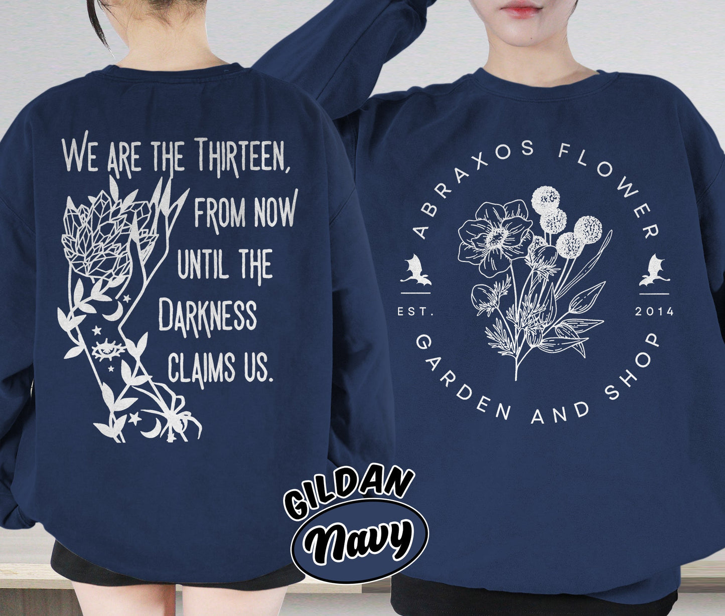 Abraxos Flower Garden Club Shirt, Throne Of Glass Flower Shirt, Throne Of Glass Shirt, Romantasy Readers Shirt, Bookish Bookworm Book Nerd Shirt, Gift for Her, Gift for Readers for Book Lovers
