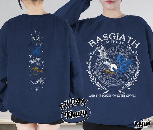 Basgiath War College Shirt, Dragon Fourth Wing Shirt, Iron Flame Shirt, I Am The Sky Shirt, Romantasy Readers Shirt, Bookish Bookworm Book Nerd Shirt, Gift for Her, Gift for Readers for Book Lovers