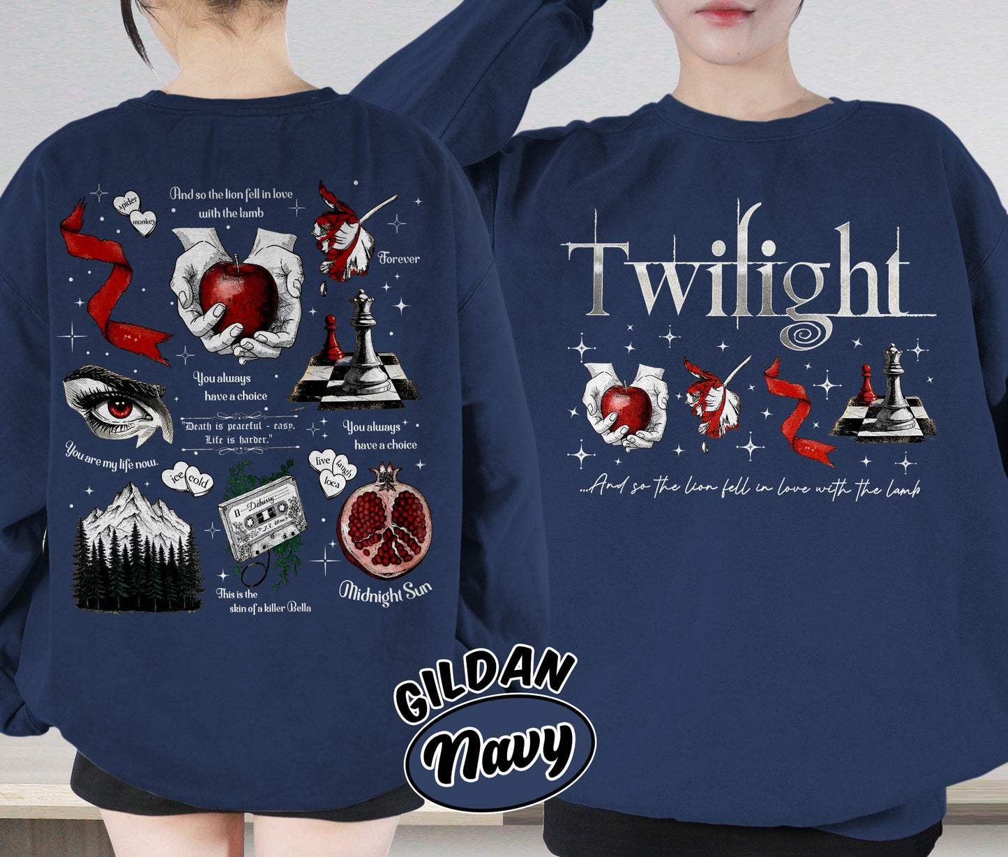 Twilight Inspired Shirt, Book Cover Aesthetic Shirt, Twilight Saga Shirt, Vampires Wolves Shirt, Romantasy Readers Shirt, Bookish Bookworm Book Nerd Shirt, Gift for Her, Gift for Readers for Book Lovers