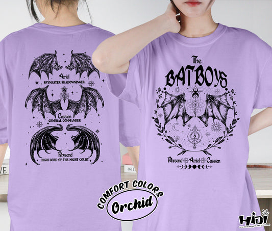 Acotar The Bat Boys Shirt, Bat Boys Shirt, Cassian General Shirt, Azriel Shirt, Rhysand Shirt, Romantasy Readers Shirt, Bookish Bookworm Book Nerd Shirt, Gift for Her, Gift for Readers for Book Lovers