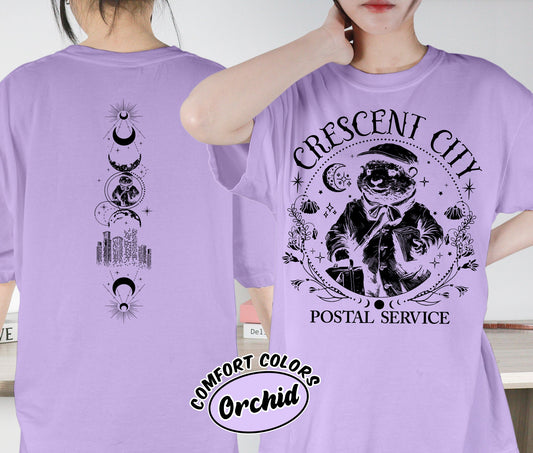 Crescent City Postal Service Shirt, Otter Service Shirt, Crescent City Shirt, Bryce Quinlan Shirt, Ruhn Danaan Shirt, Romantasy Readers Shirt, Bookish Bookworm Book Nerd Shirt, Gift for Her, Gift for Readers for Book Lovers