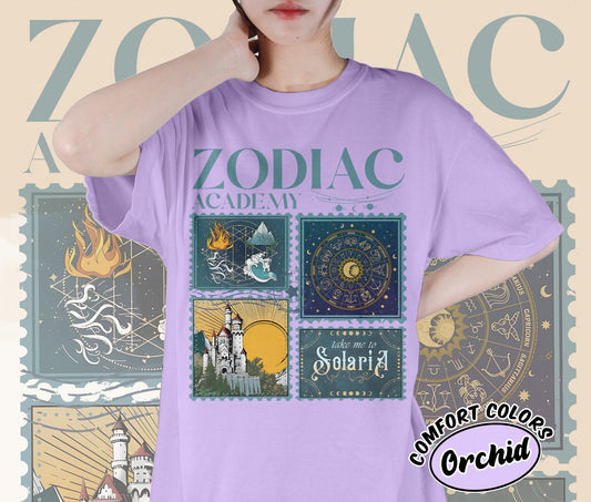 Zodiac Academy Shirt, Celestial Heirs Band Shirt, Terra Aer, Ignis and Aqua, Professor Lance Orion, Almighty Sovereign Society, Romantasy Readers Shirt, Bookish Bookworm Book Nerd Shirt, Gift for Her, Gift for Readers for Book Lovers