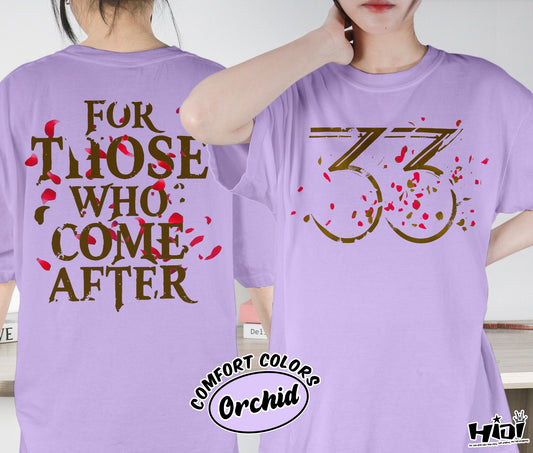 Esquie 33 Shirt, Expedition 33 Shirt, For Those Who Come After Shirt, Game Shirt, Romantasy Readers Shirt, Bookish Bookworm Book Nerd Shirt, Gift for Her, Gift for Readers for Book Lovers