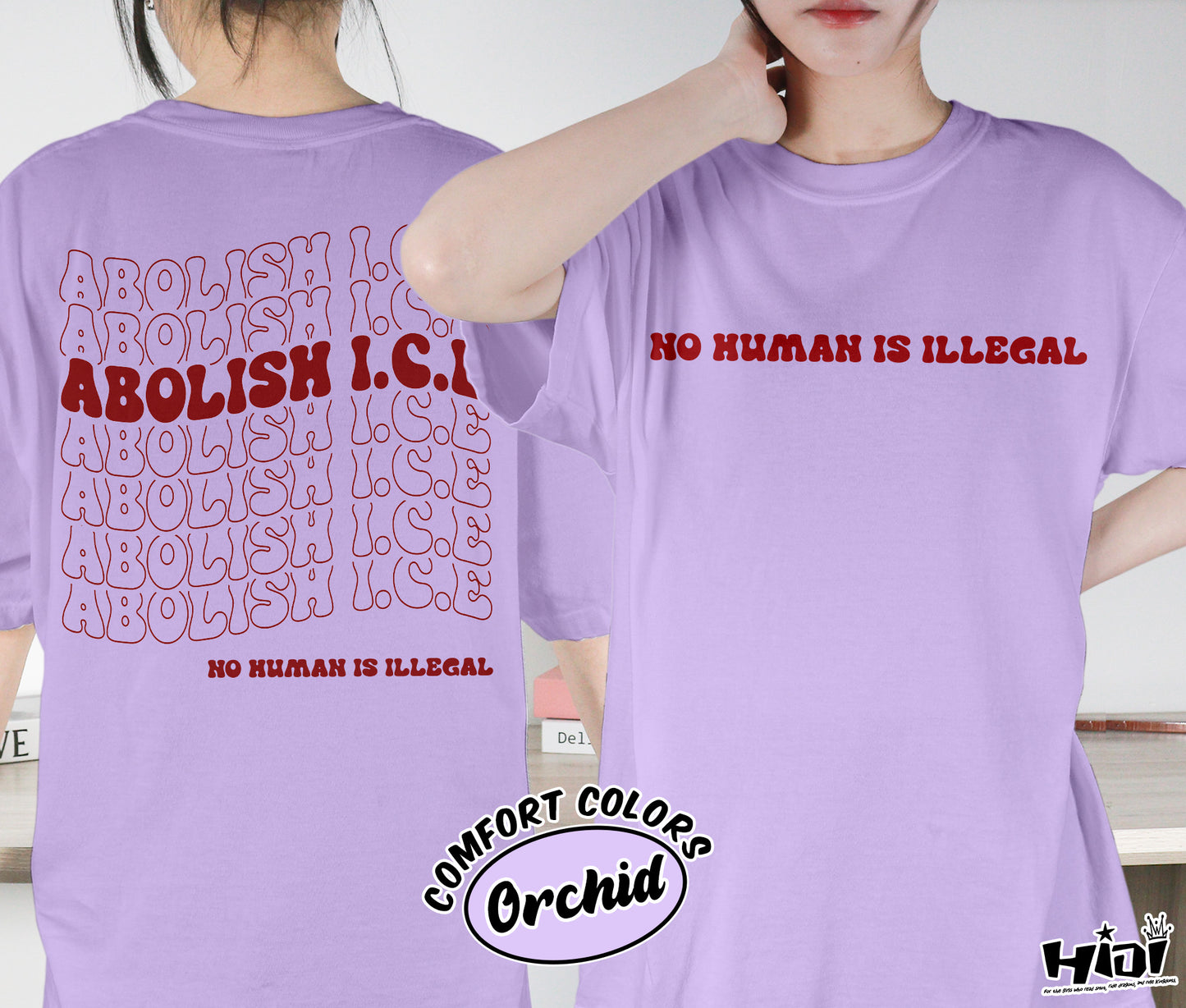 Abolish Ice No Human Is Illegal Shirt, End Ice Political Shirt, Pro Immigrant Shirt, DACA Shirt, Social Justice Shirt, Bookish Bookworm Book Nerd Shirt, Gift for Her, Gift for Readers for Book Lovers
