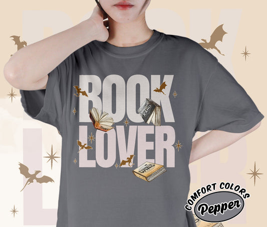 Book Lover Shirt, Fourth Wing Dragon Reader Shirt, Fantasy Bookish Shirt, Romance Readers Shirt, Fantasy Readers Shirt, Bookish Bookworm Book Nerd Shirt, Gift for Her, Gift for Readers for Book Lovers